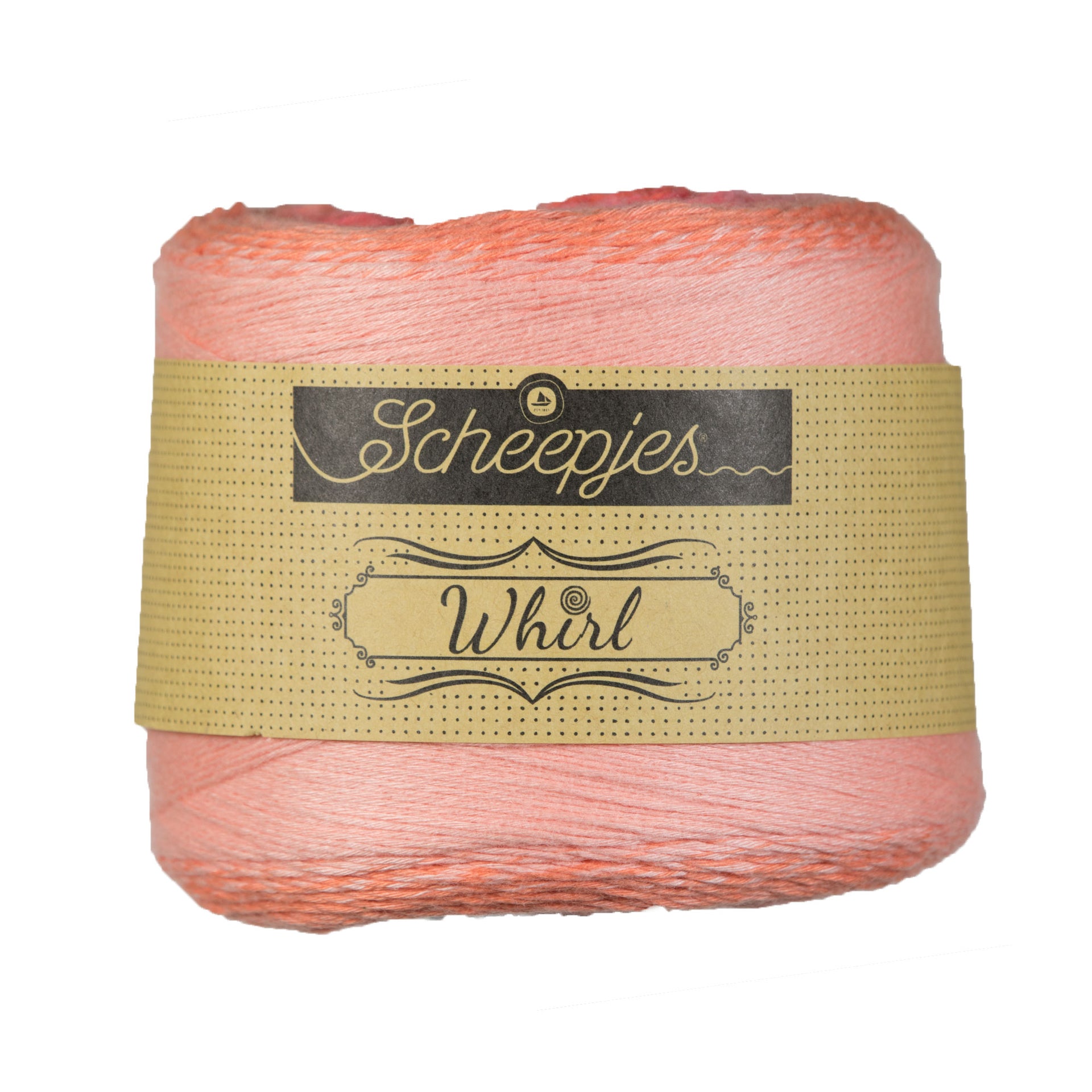 Scheepjes Whirl Yarn - 557 Coral Catastrophe - Zoom Image
