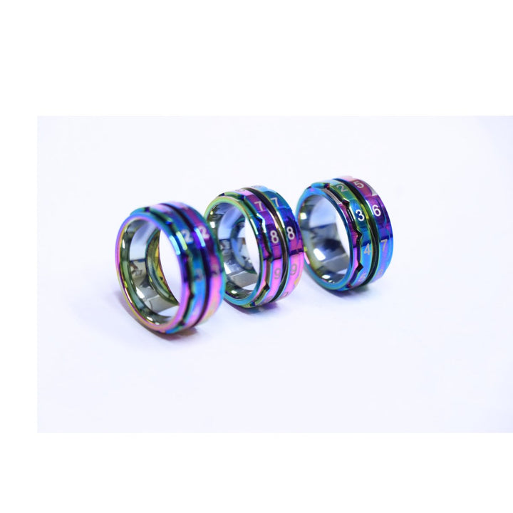 KnitPro Row Counter Ring - Rainbow - Size 7 - Extra Image