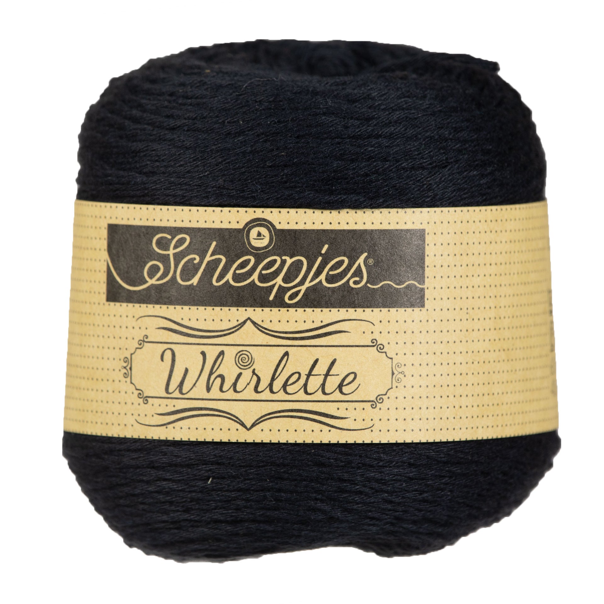 Scheepjes Whirlette Yarn - 851 Liquorice - Zoom Image
