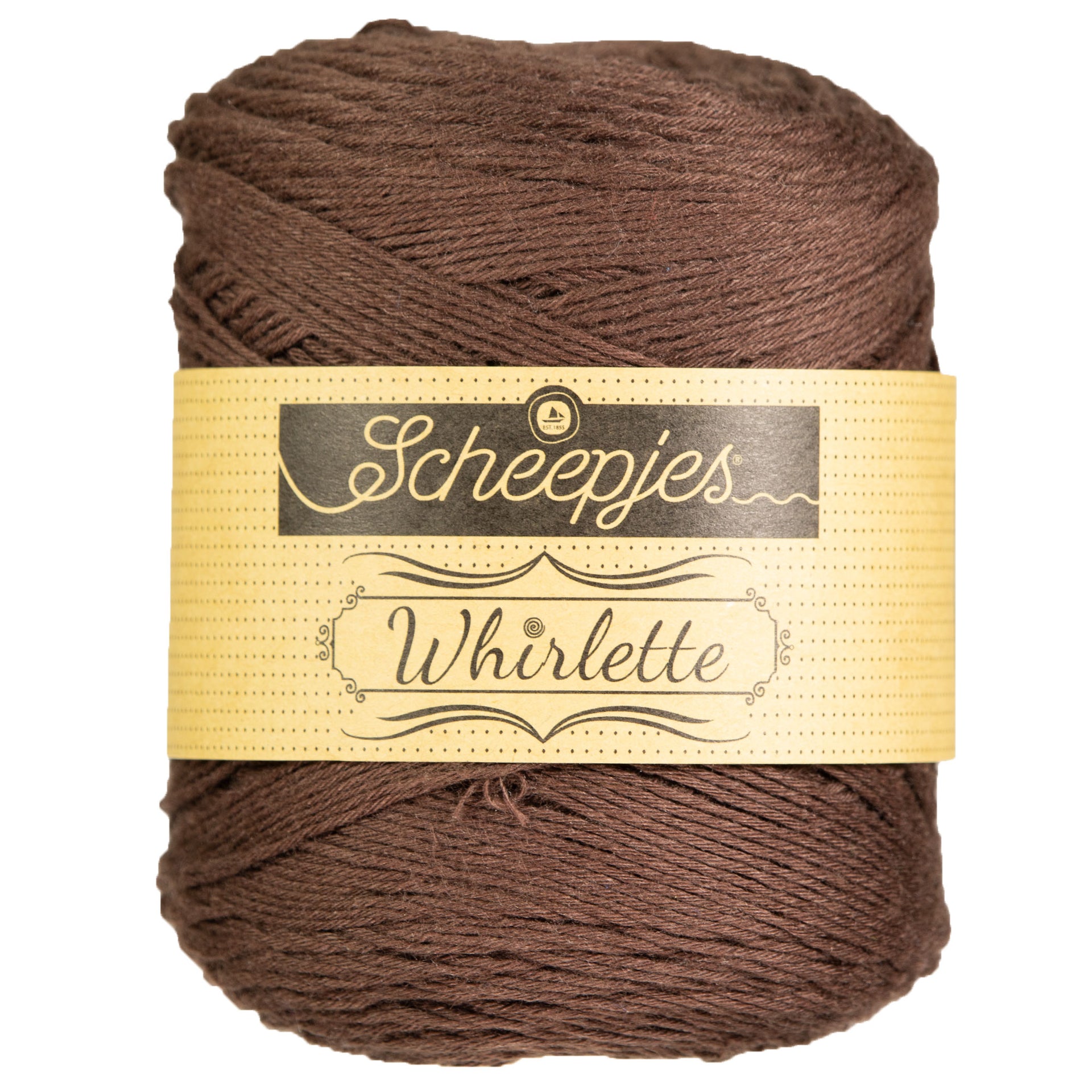 Scheepjes Whirlette Yarn - 863 Chocolat - Zoom Image
