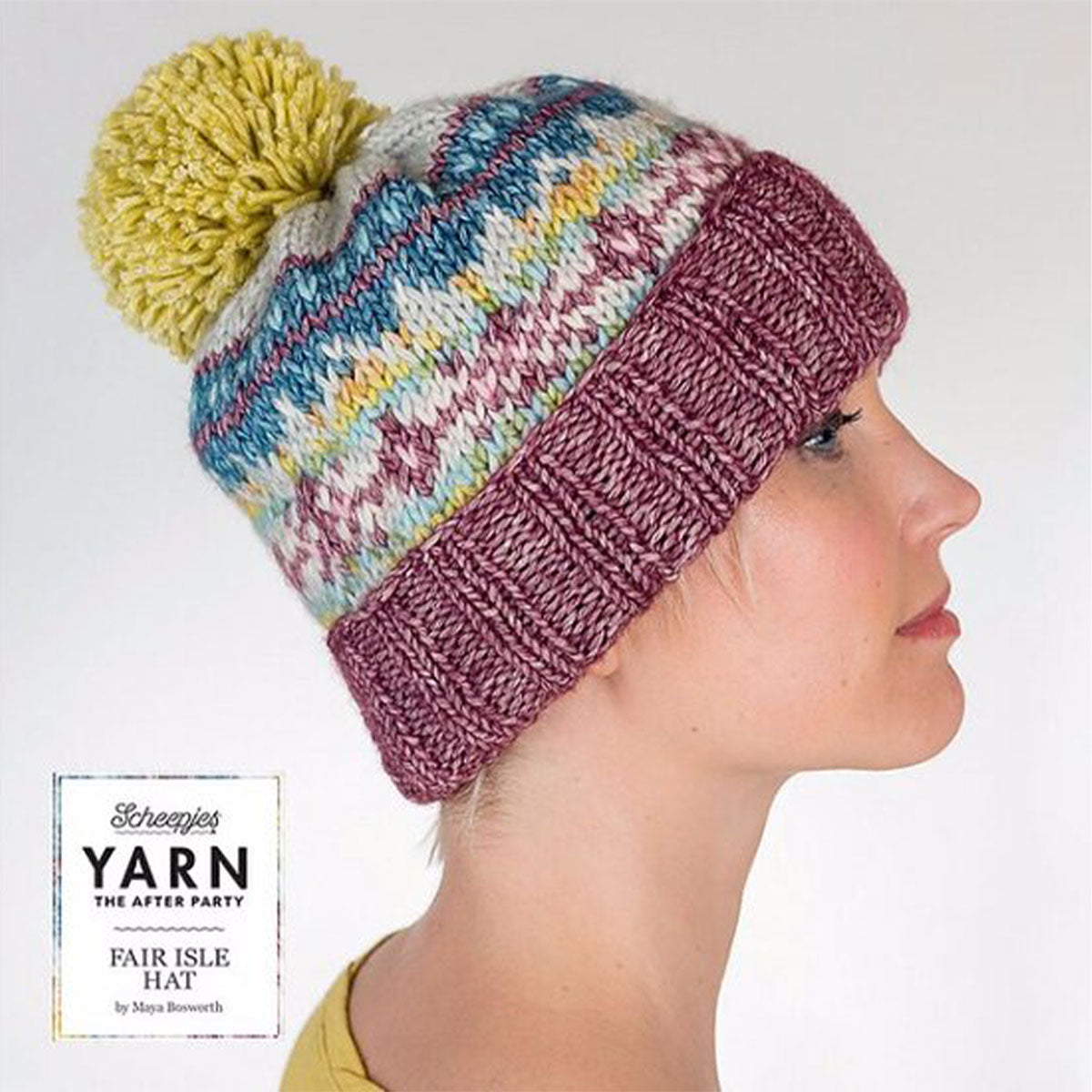 Scheepjes YARN The After Party Patterns - 07 - Fair Isle Hat - Extra Image
