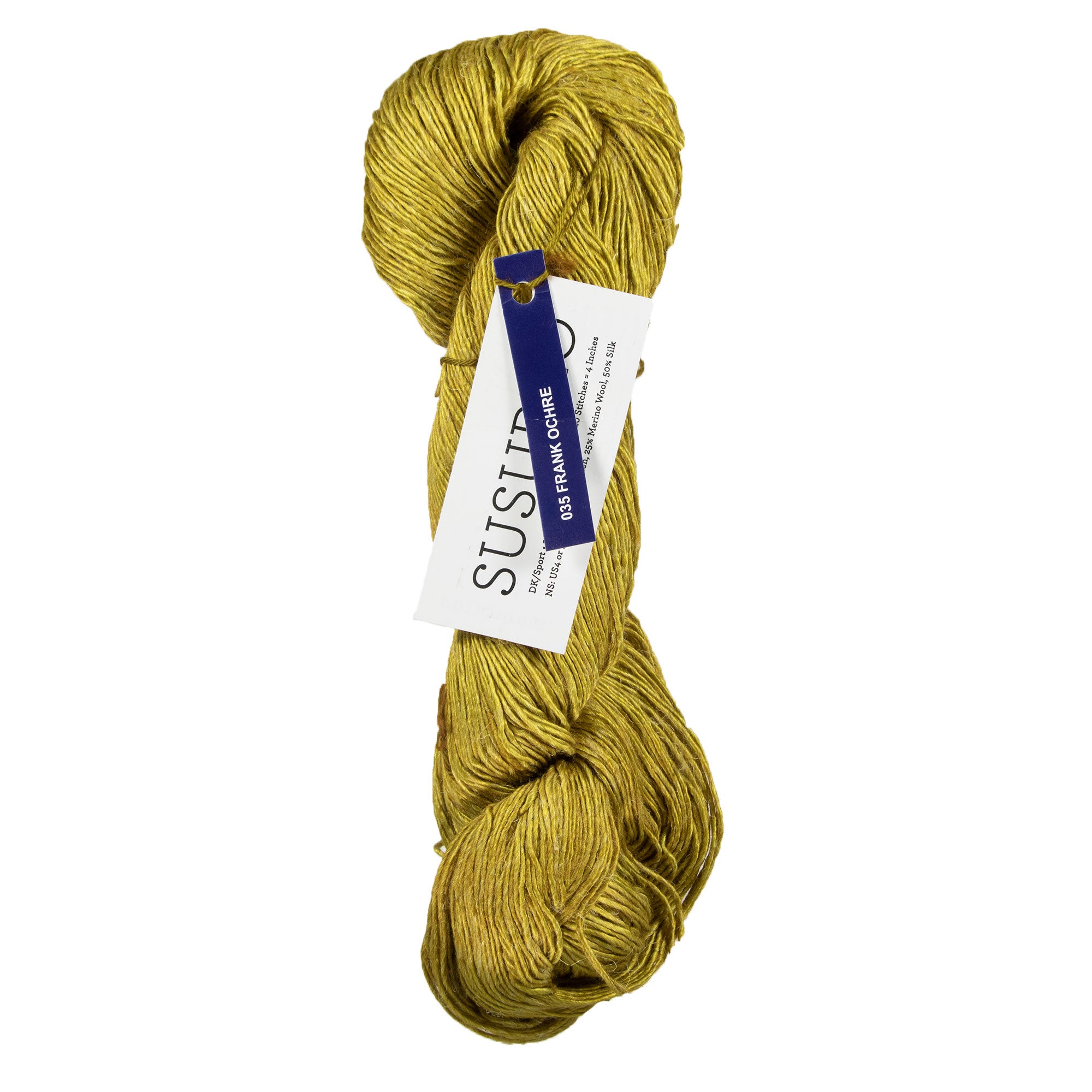 Malabrigo Susurro Yarn - 035 Frank Ochre - Zoom Image