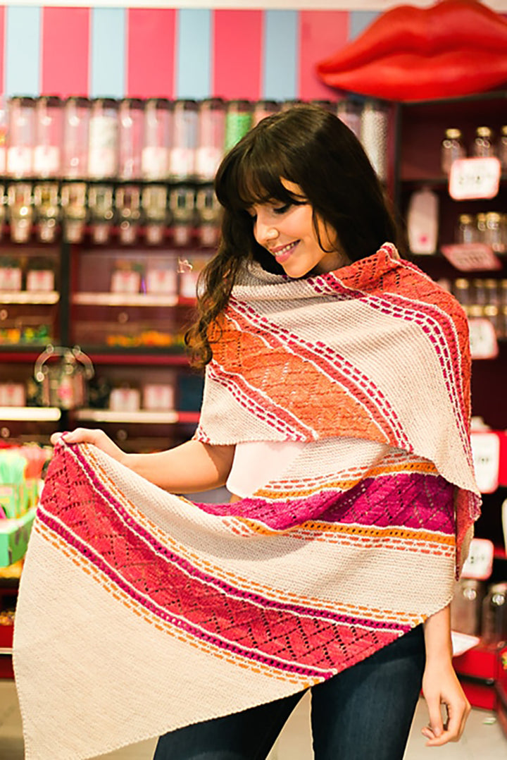SweetGeorgia PDF Patterns - Sugar Pop Shawl - PDF Download - Extra Image