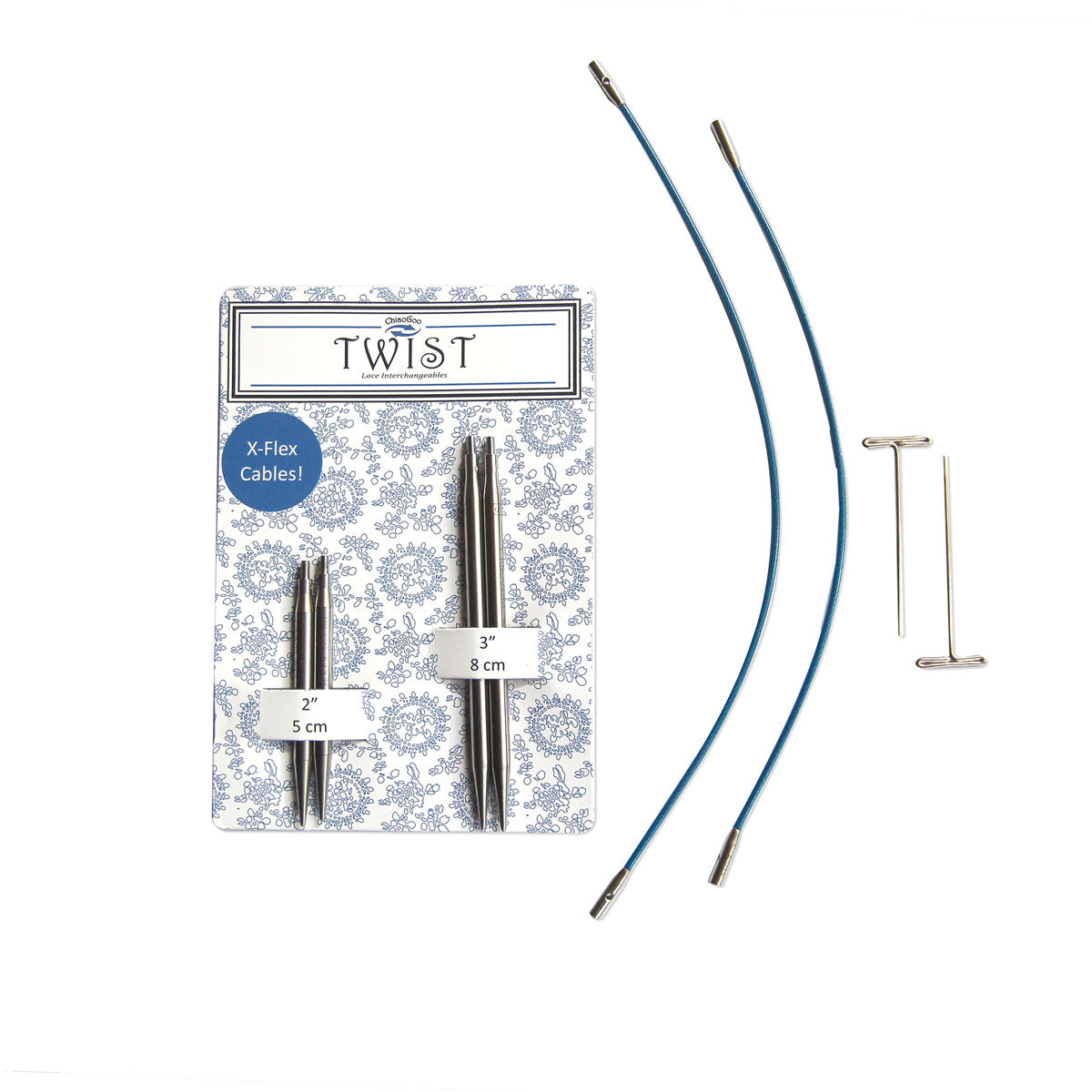 ChiaoGoo TWIST Interchangeable Short Tips Combo Pack Needles - US 5 (3.75mm) - Extra Image
