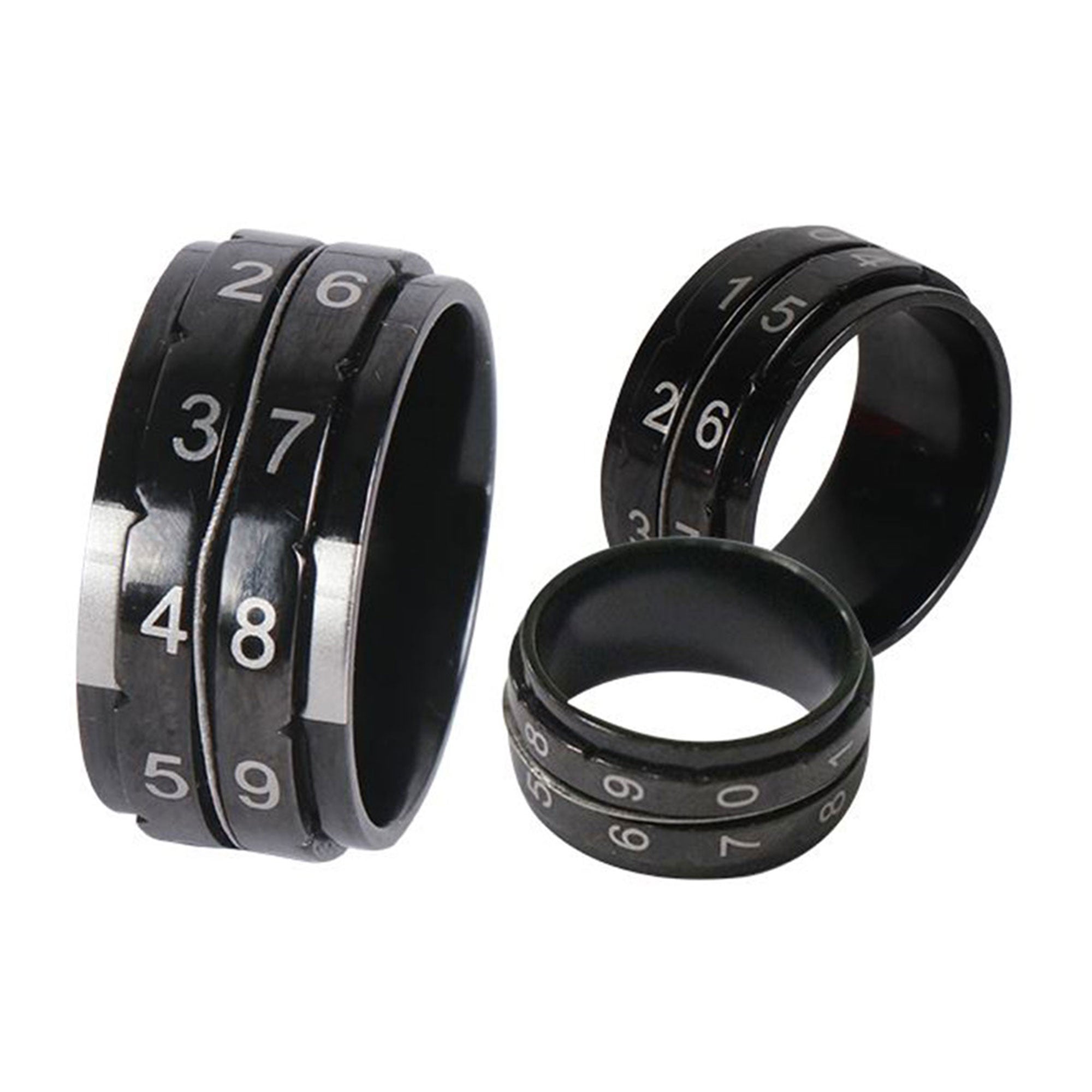 KnitPro Row Counter Ring - Black - Size 11 - Zoom Image