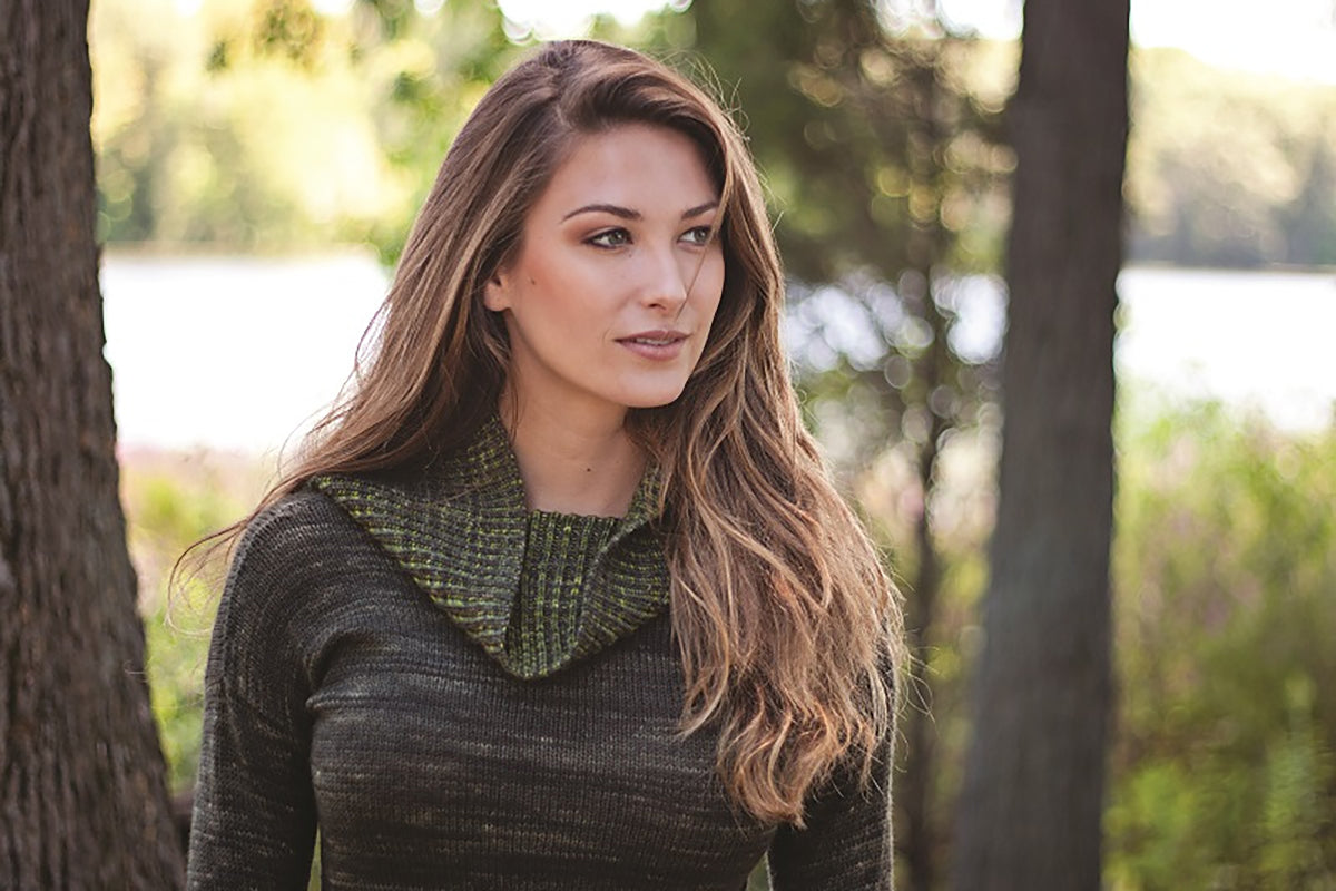 Malabrigo Book 12: Elements Patterns - Follaje Pullover - PDF Download - Extra Image
