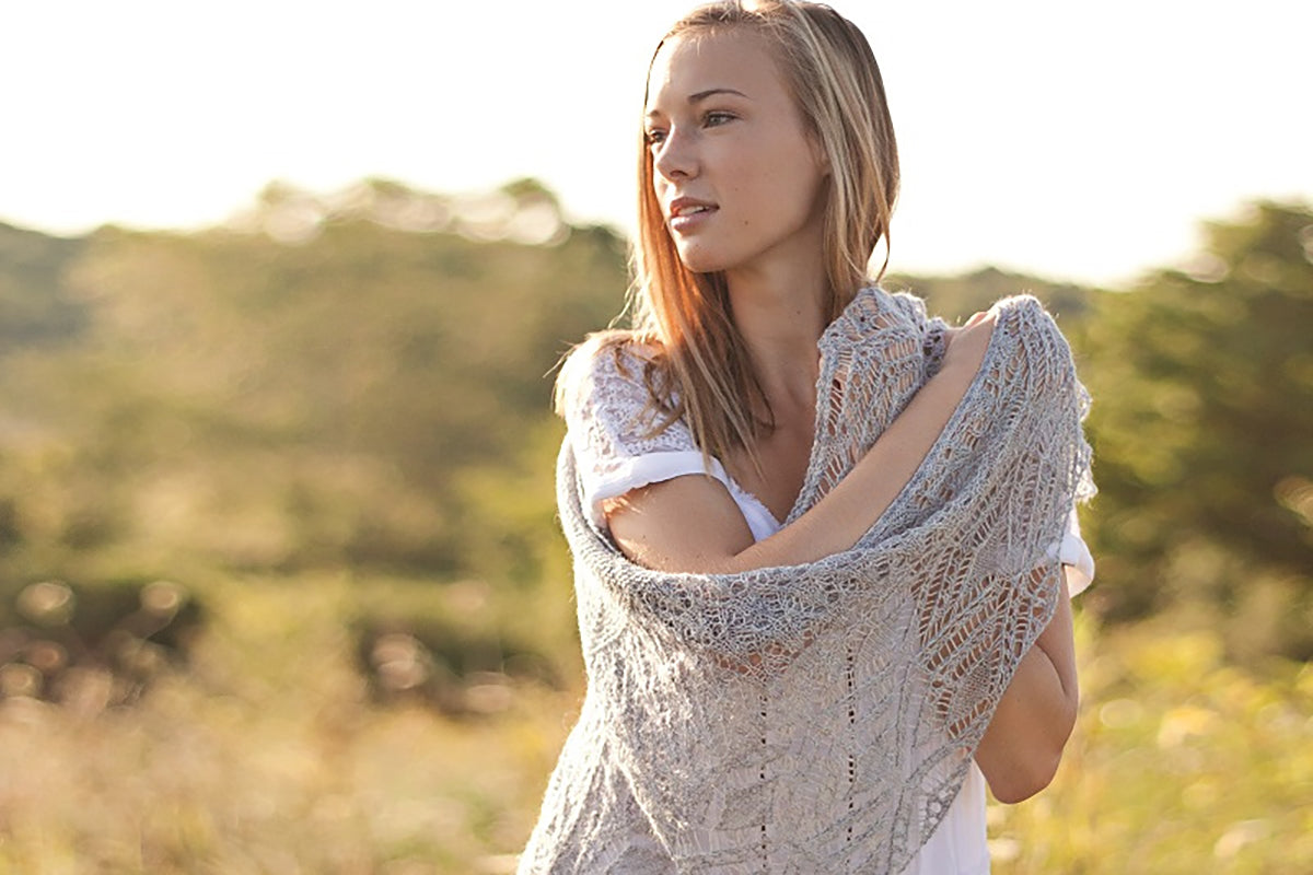 Malabrigo Book 12: Elements Patterns - Viento Shawl - PDF Download - Extra Image
