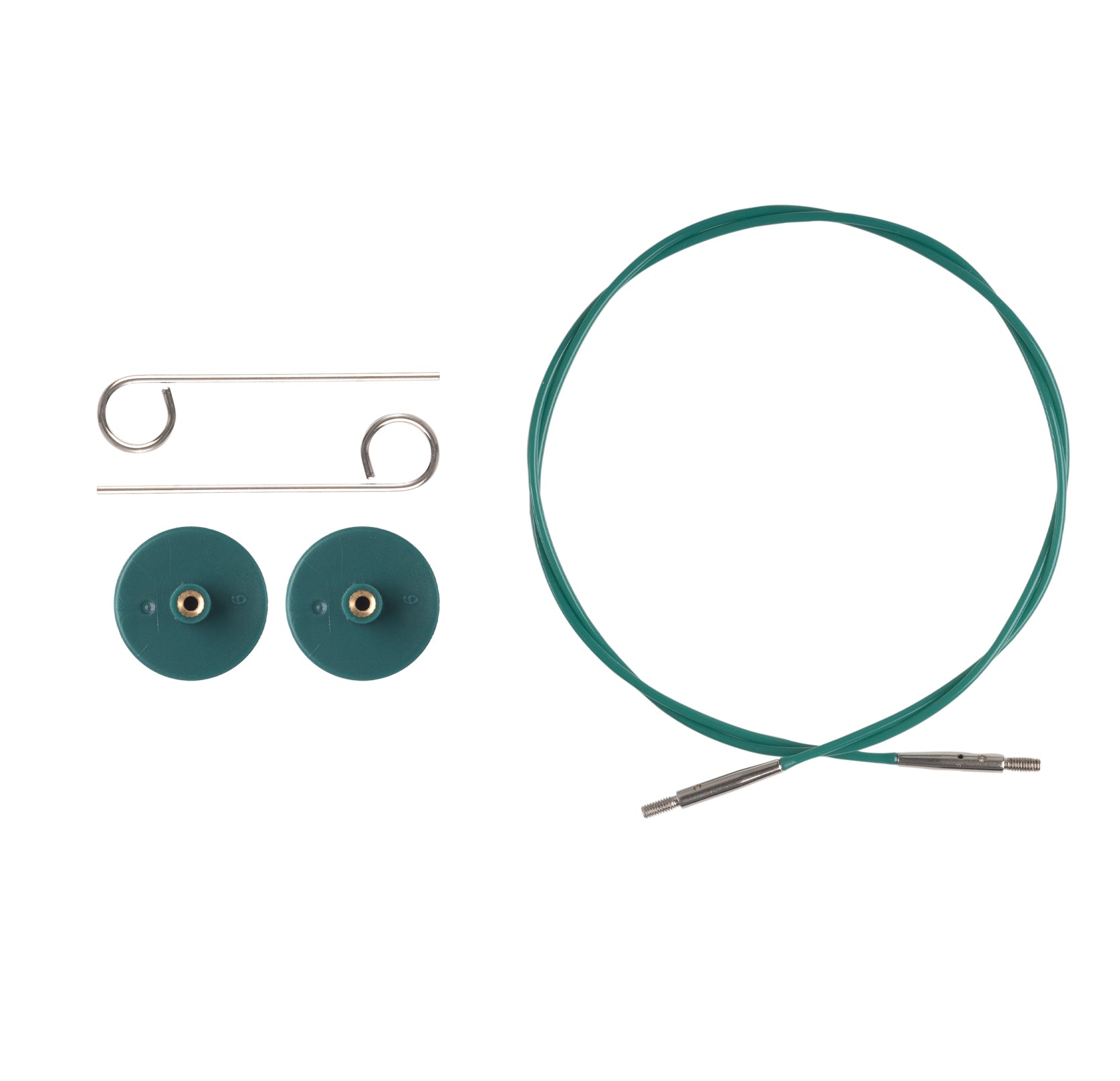 Knit Picks Green Nylon Interchangeable Knitting Needle Cable - 47"
