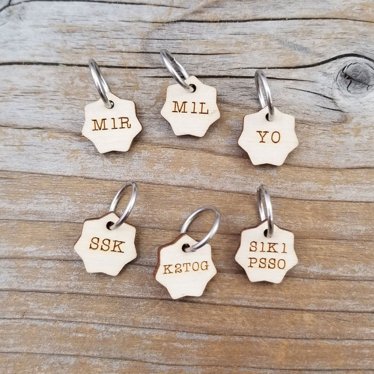 Katrinkles Stitch Markers - Increase Decrease - Extra Image