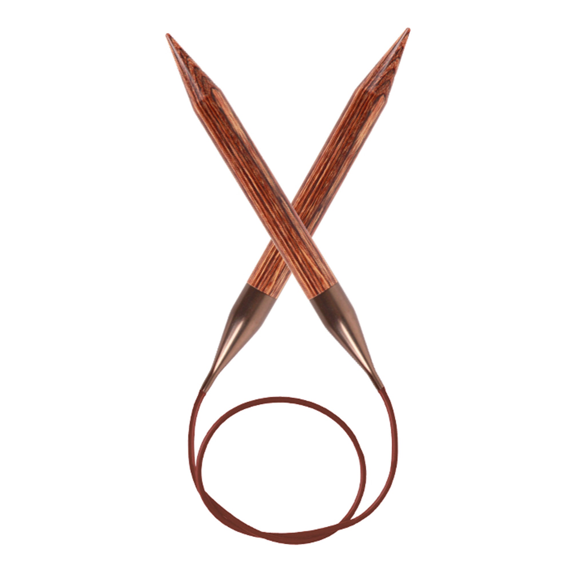 KnitPro Ginger Fixed Circular Needles - US 10.5 (6.5mm) 40" - Zoom Image