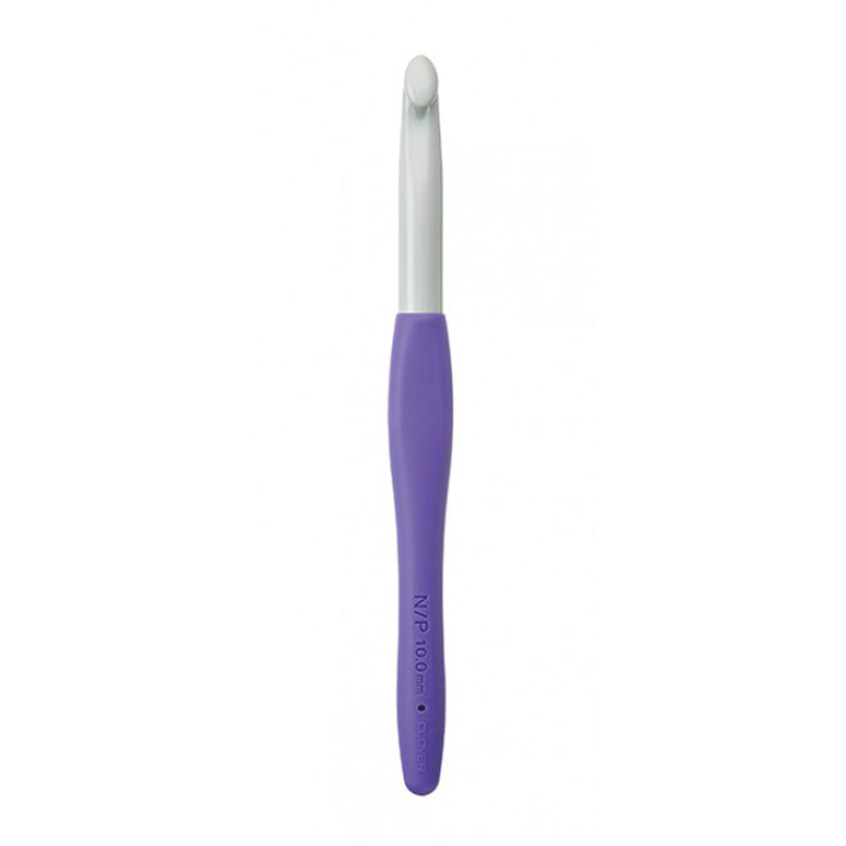 Clover Amour Crochet Hooks- Aluminum Needles - Size N/P (10.0mm) Purple - Extra Image
