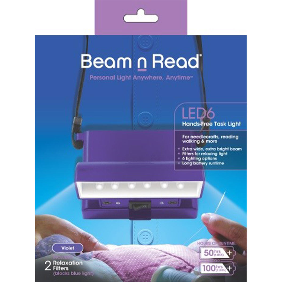 Beam N' Read Lights - LED 6 - Violet - Extra Image
