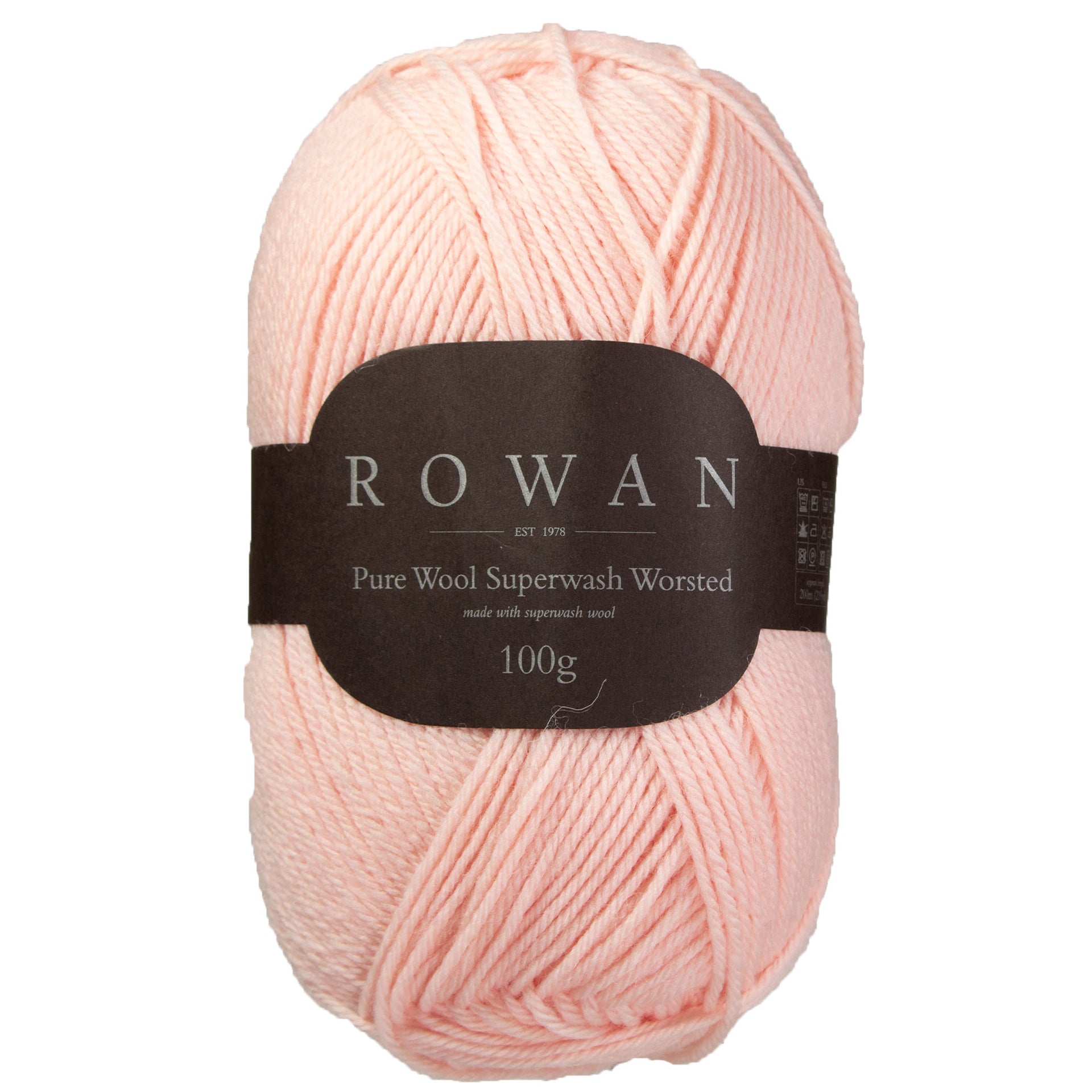 Rowan Pure Wool Superwash Worsted Yarn - 196 Carnation - Zoom Image
