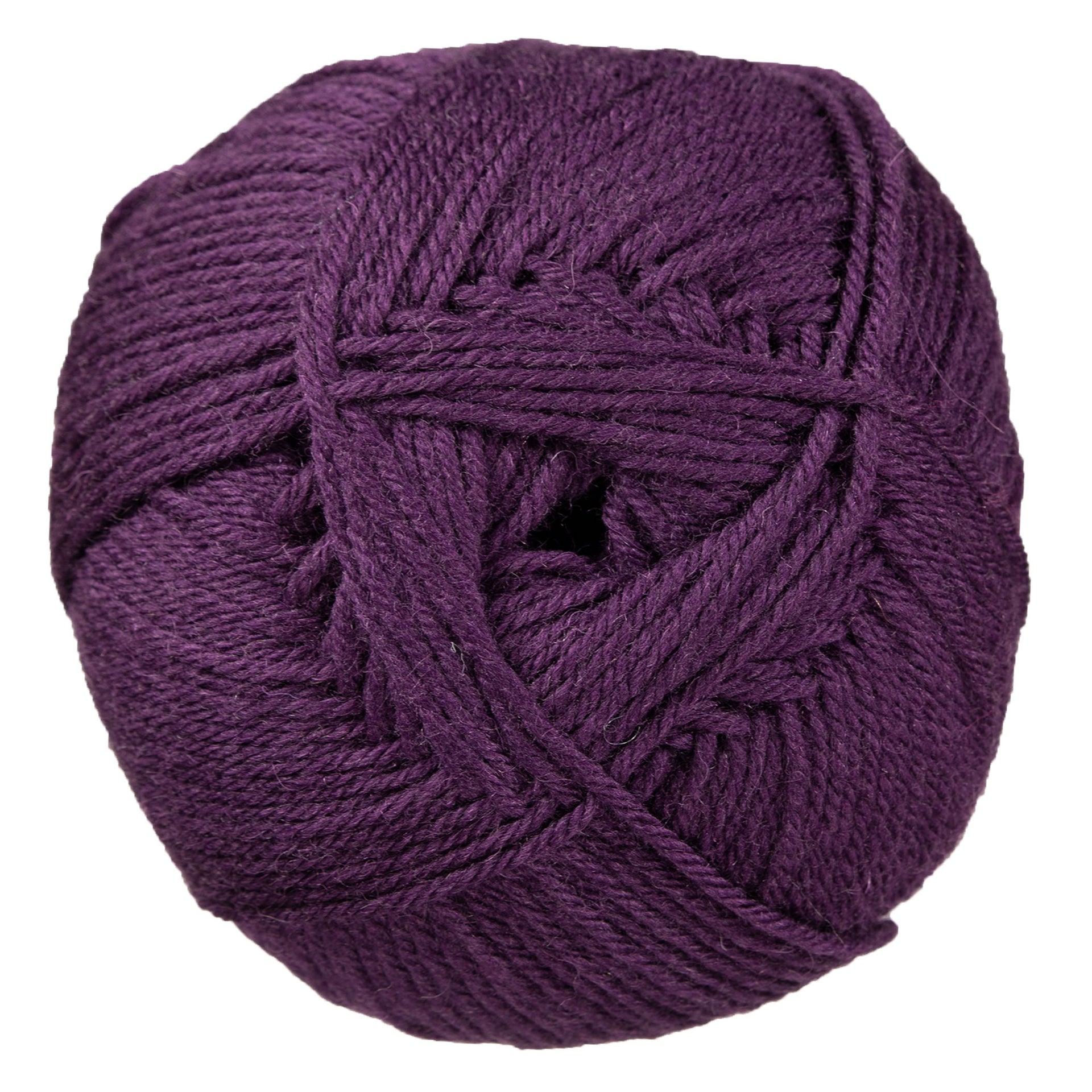 Rowan Pure Wool Superwash Worsted Yarn - 198 Eggplant - Zoom Image
