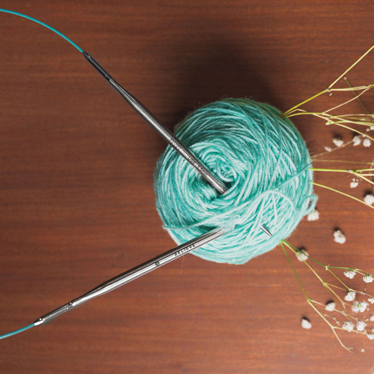 KnitPro Mindful Collection Fixed Circular Needles - 40'' US 11 - Extra Image