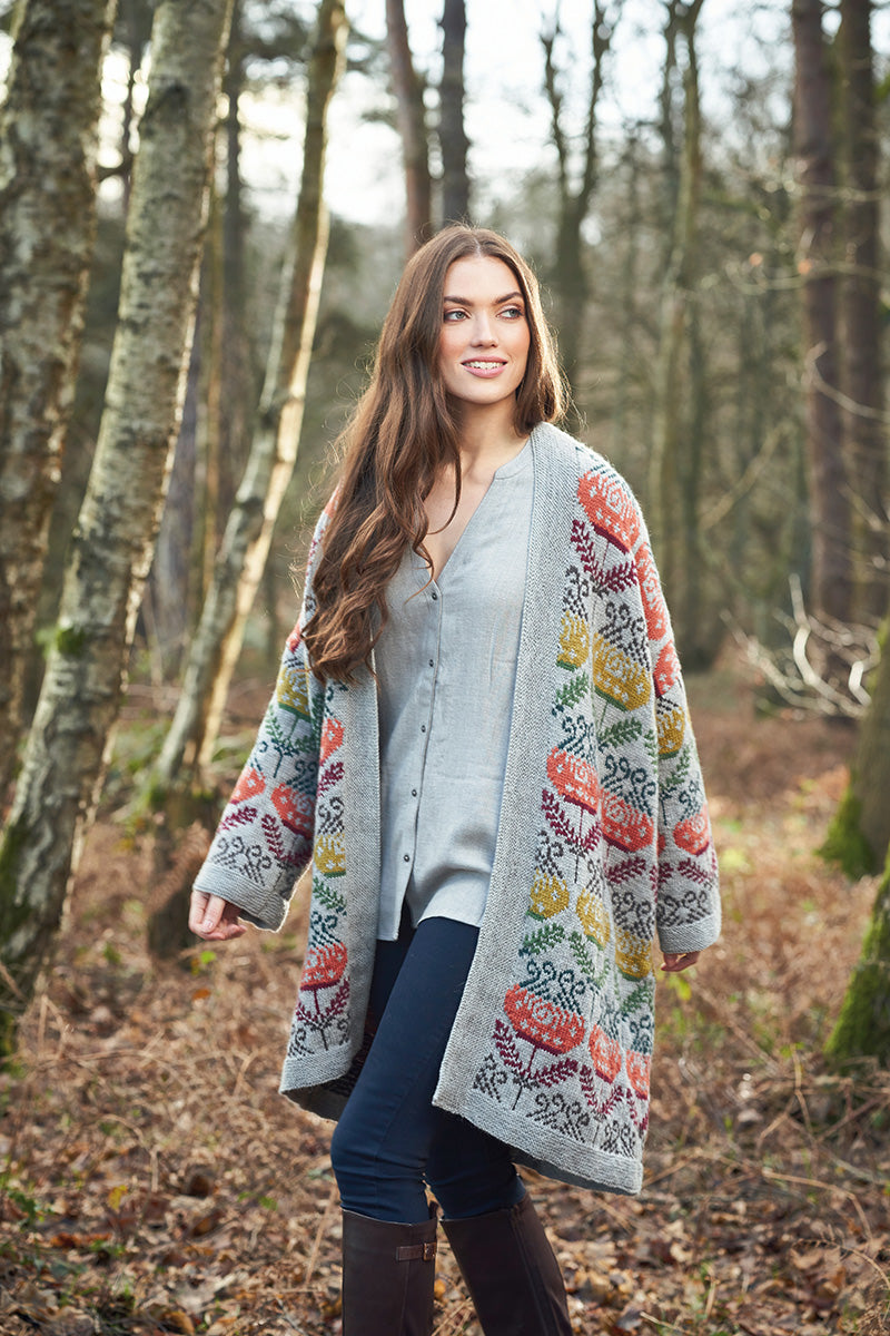 Rowan Carousel by Martin Storey PDF Patterns - Moonflower Coat - PDF Download - Extra Image
