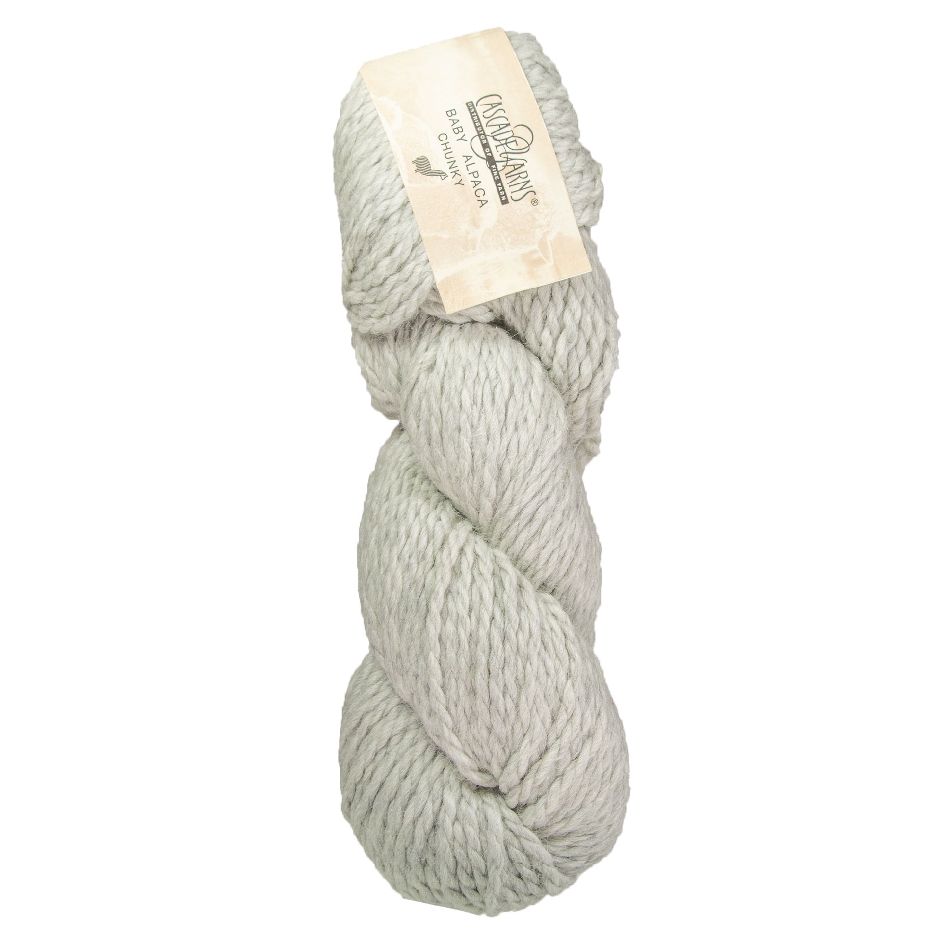 Cascade Yarns Baby Alpaca Chunky Yarn - 668 Ash Heather - Zoom Image
