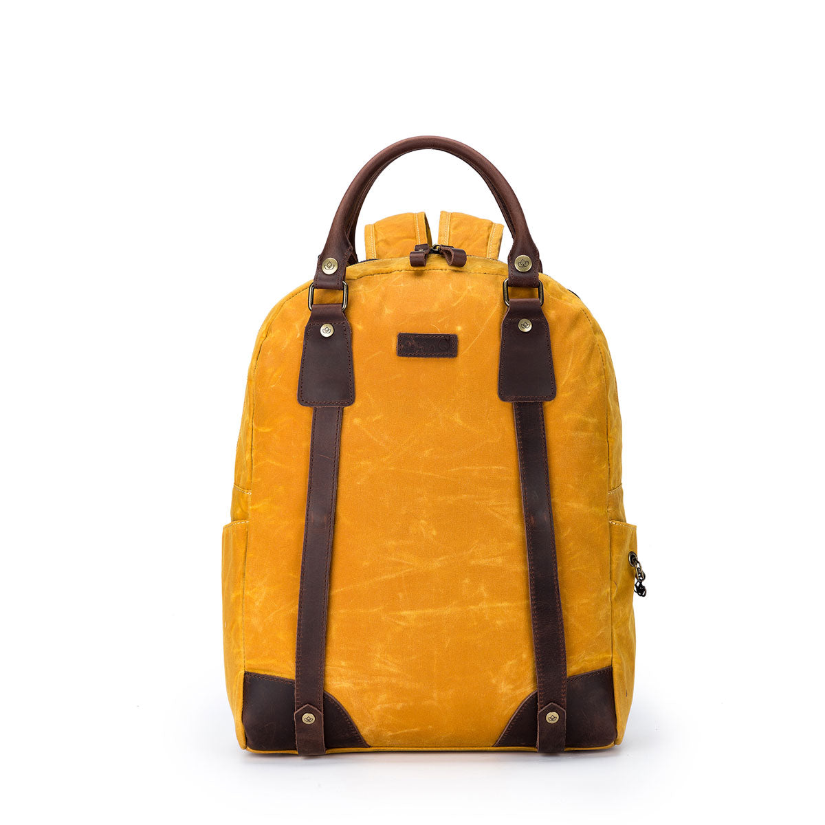 della Q Maker's Canvas Backpack - Mustard - Extra Image