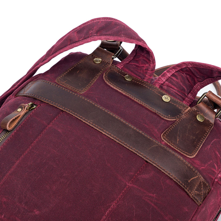 della Q Maker's Canvas Backpack - Mustard - Extra Image