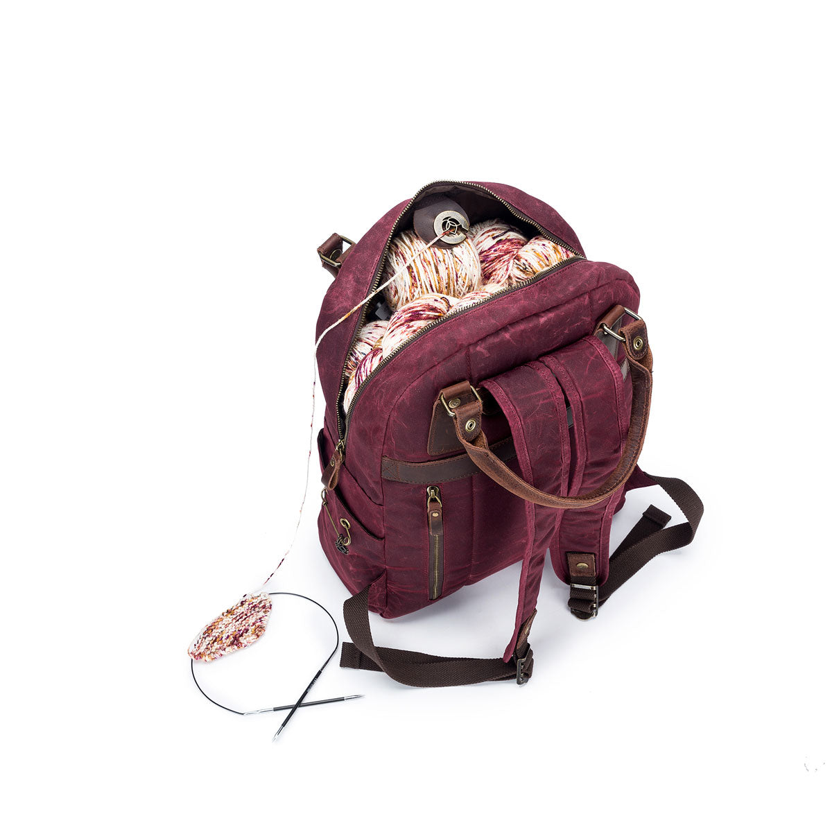 della Q Maker's Canvas Backpack - Mustard - Extra Image