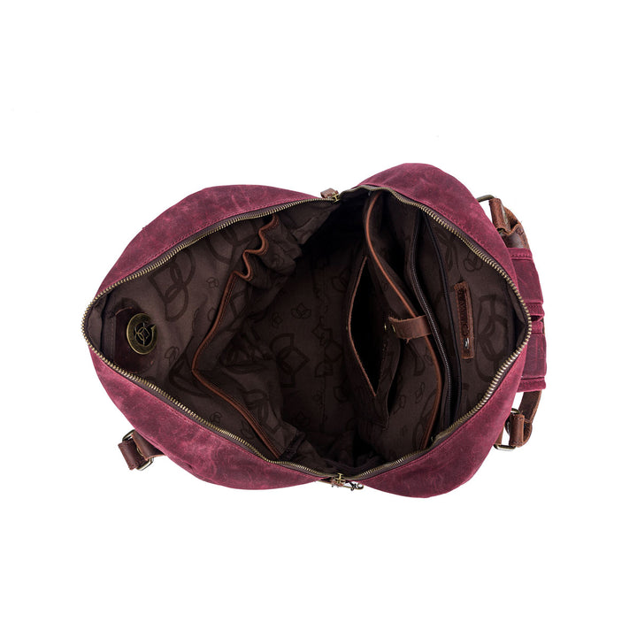 della Q Maker's Canvas Backpack - Mustard - Extra Image
