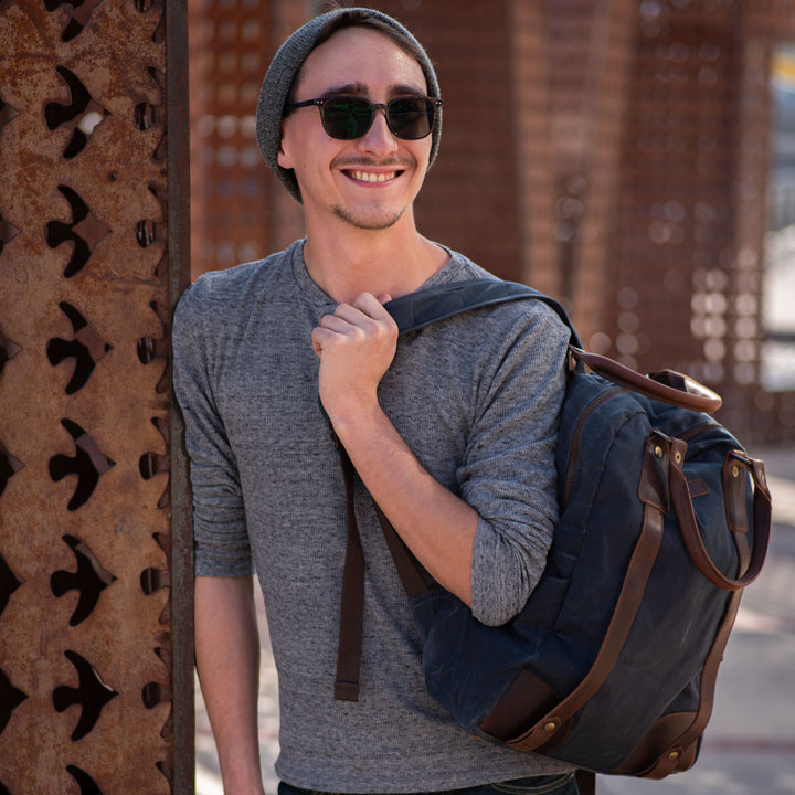 della Q Maker's Canvas Backpack - Mustard - Extra Image