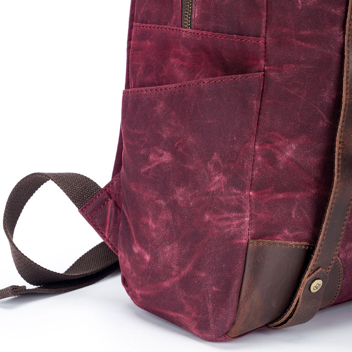 della Q Maker's Canvas Backpack - Mustard - Extra Image