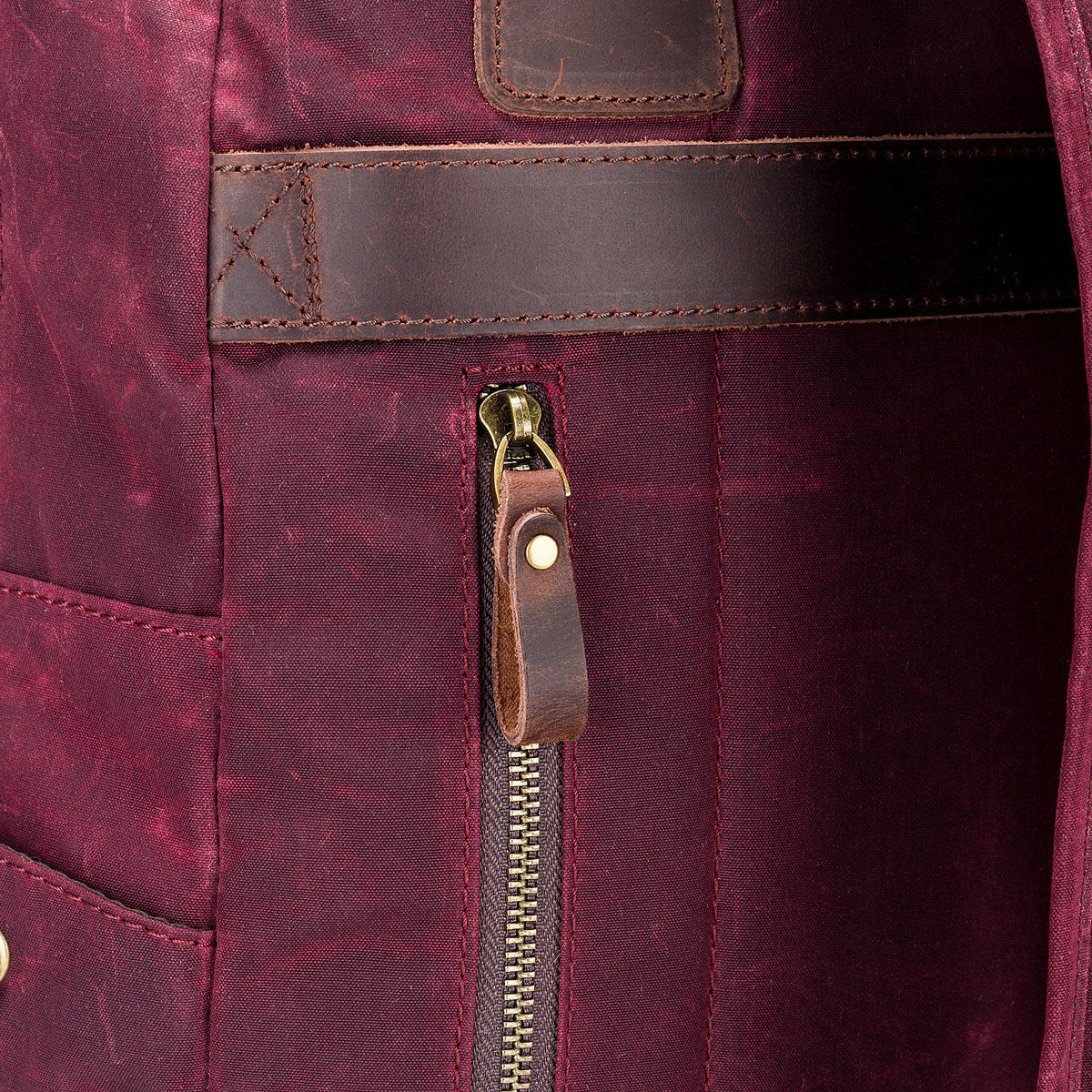 della Q Maker's Canvas Backpack - Mustard - Extra Image