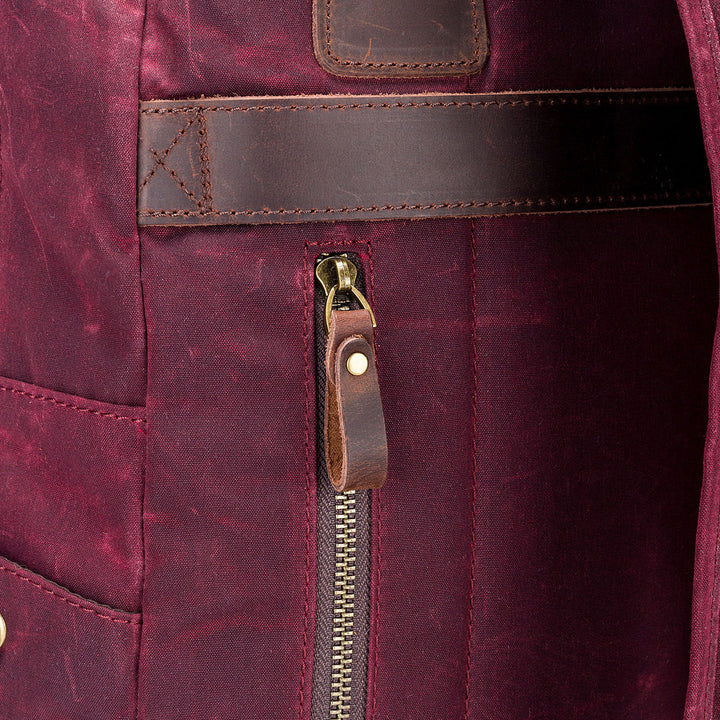della Q Maker's Canvas Backpack - Mustard - Extra Image