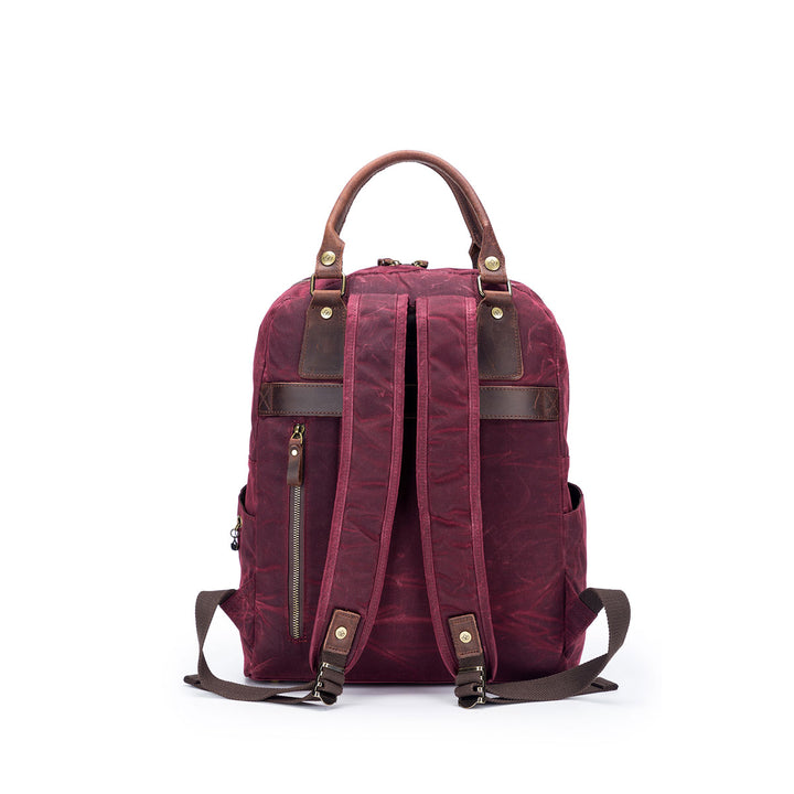 della Q Maker's Canvas Backpack - Mustard - Extra Image