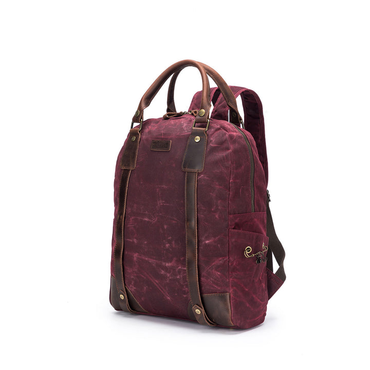 della Q Maker's Canvas Backpack - Mustard - Extra Image