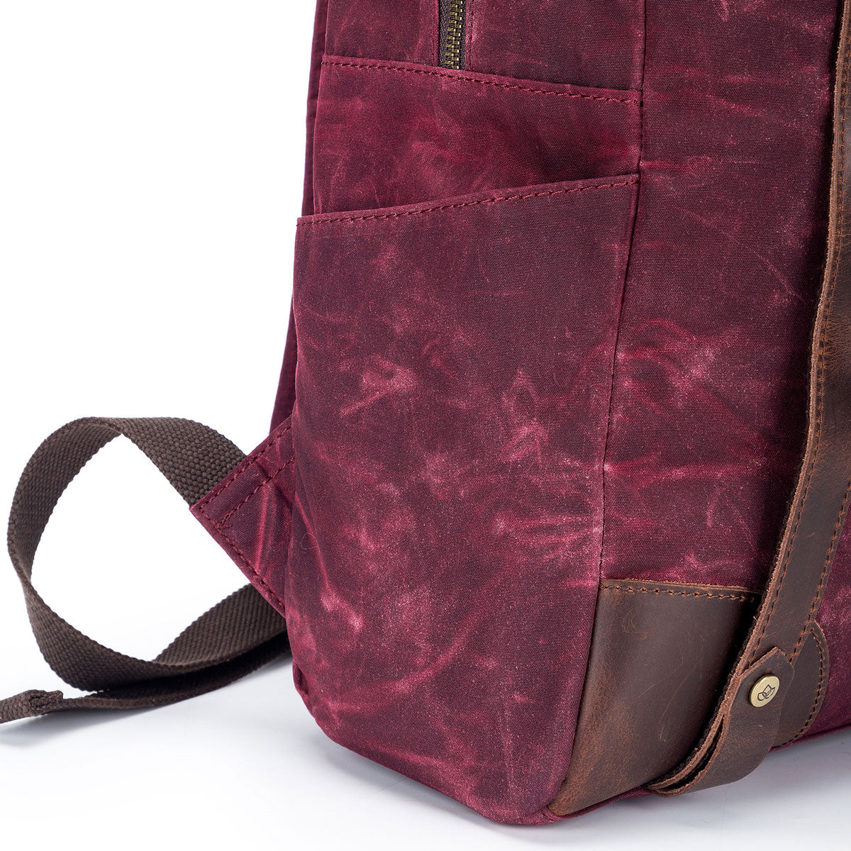 della Q Maker's Canvas Backpack - Olive - Extra Image