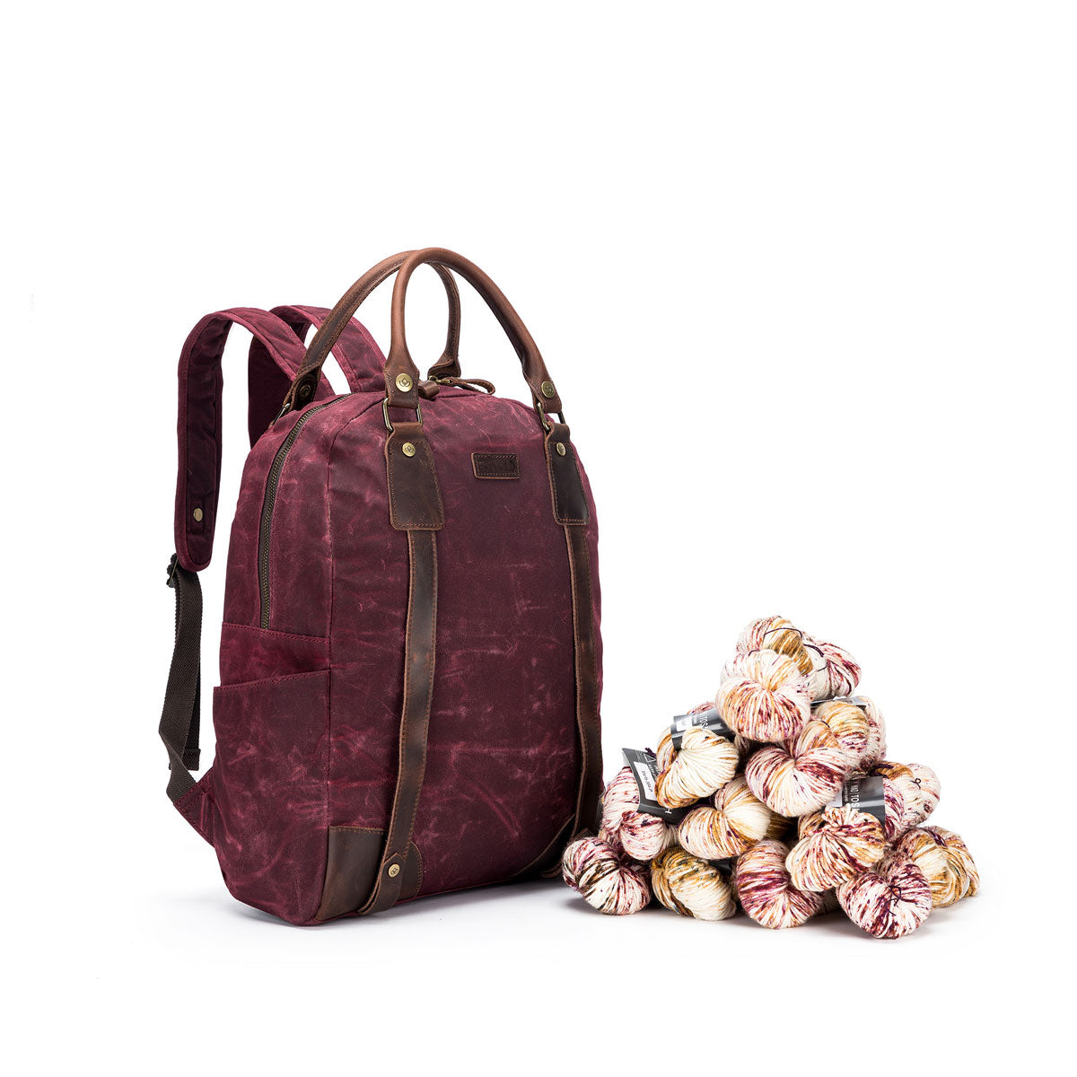 della Q Maker's Canvas Backpack - Blue - Extra Image