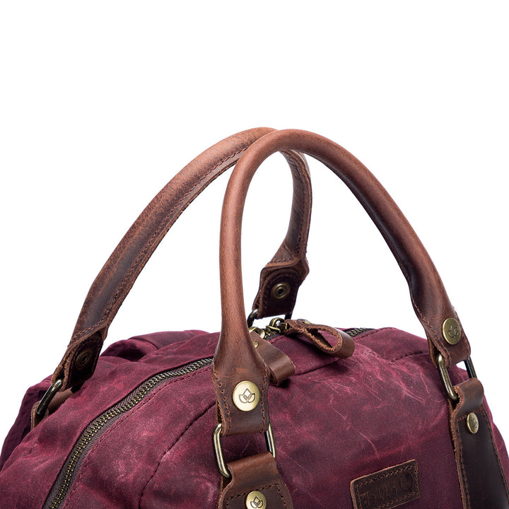 della Q Maker's Canvas Backpack - Blue - Extra Image