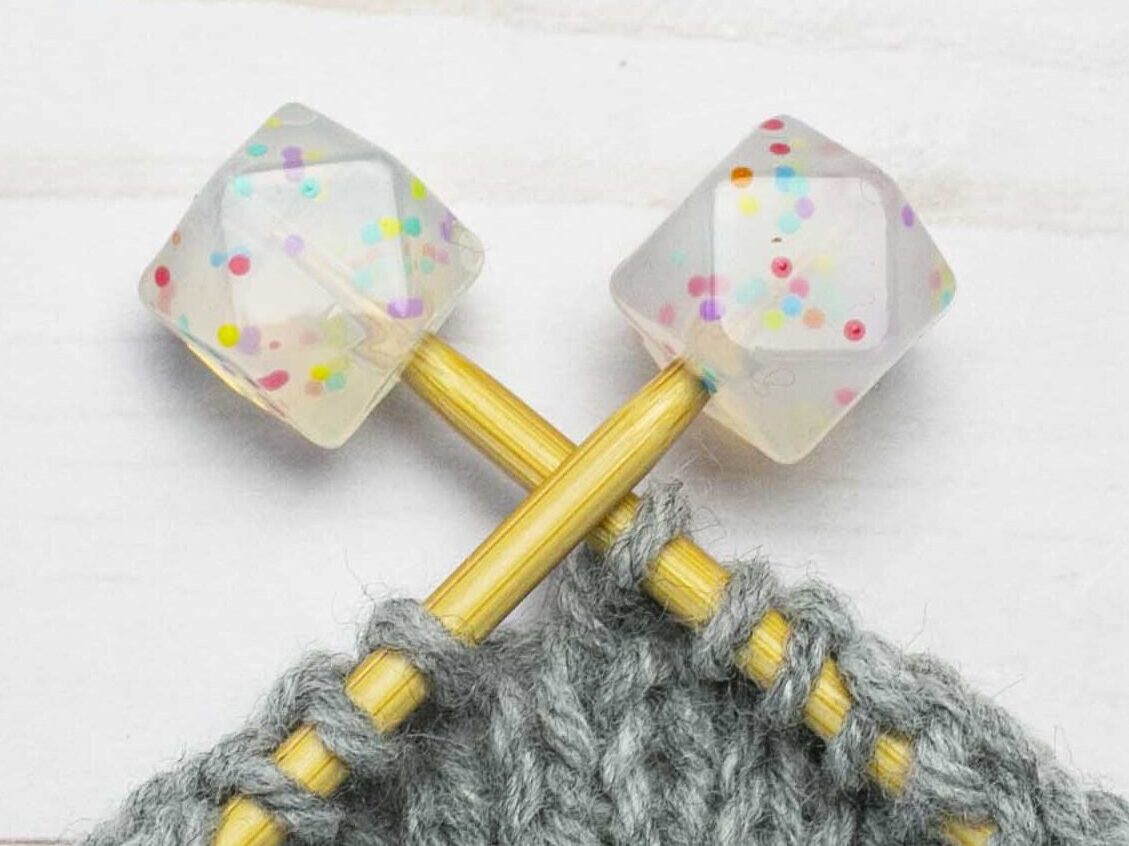 Fox & Pine Stitches Stitch Stoppers/Point Protector - Confetti Hexagon
