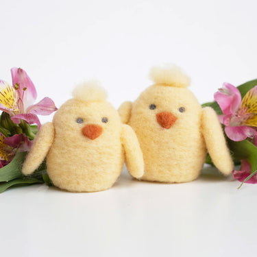 Felted Sky Sculpting With Wool Needle Felting Kits - Chick Friends
