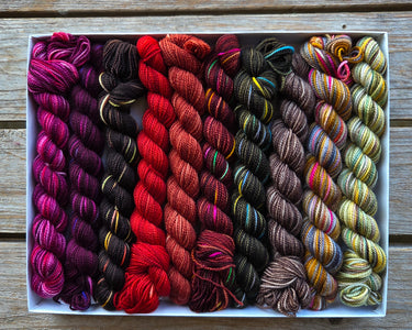 Koigu Pencil Box Yarn - Fireside Chat