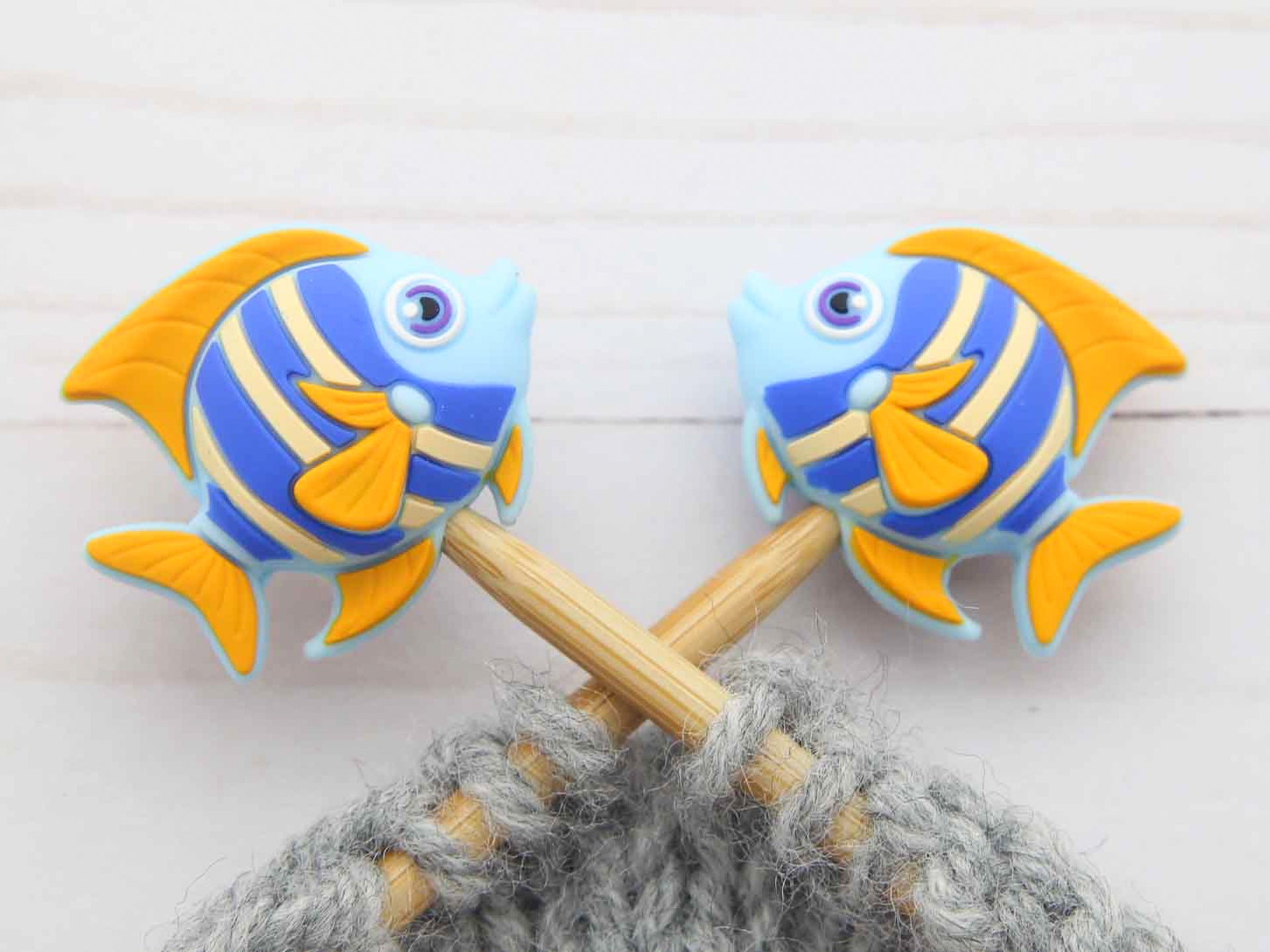 Fox & Pine Stitches Stitch Stoppers/  Point Protector - Tropical Fish
