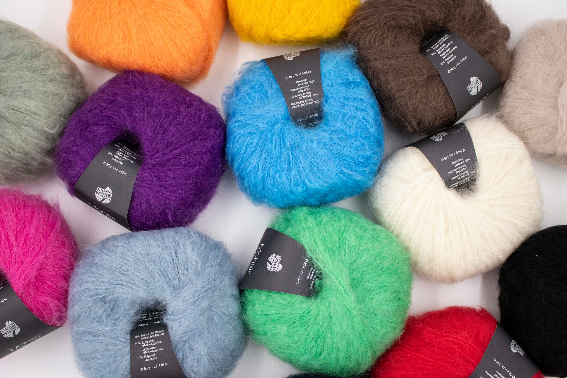 Lana Grossa Mohair Moda Yarn - 05 Night Blue
