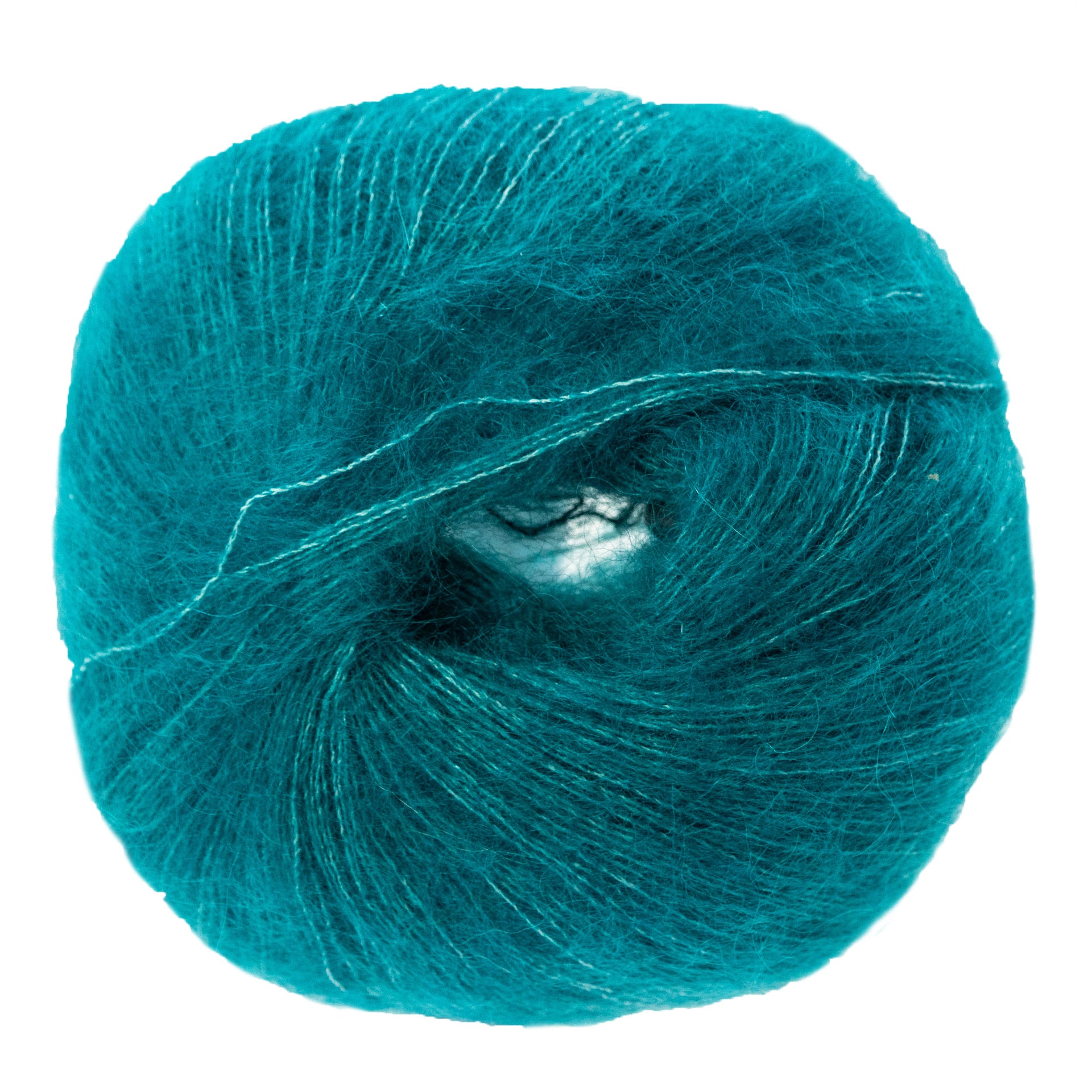 Lana Grossa Silkhair Yarn - 187 Blue-Green

