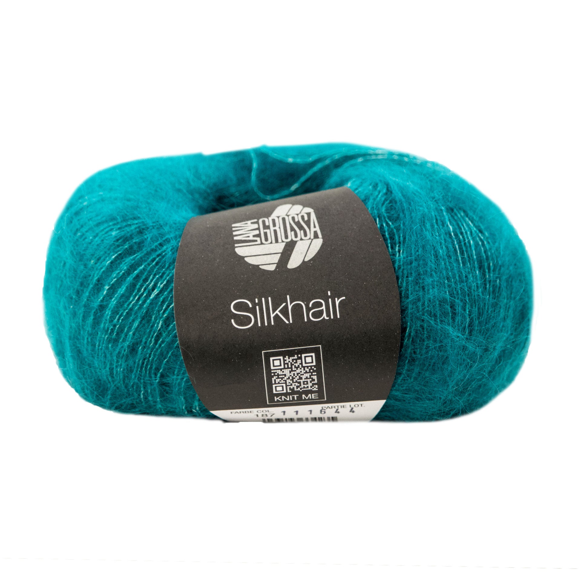 Lana Grossa Silkhair Yarn - 187 Blue-Green

