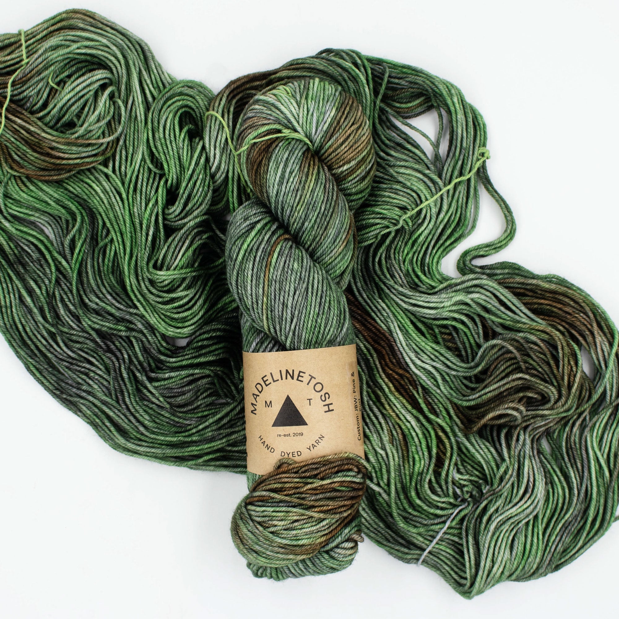 Madelinetosh Tosh Sock Yarn - Dye To Order - Custom: JBW: Pine & Purl - Zoom Image