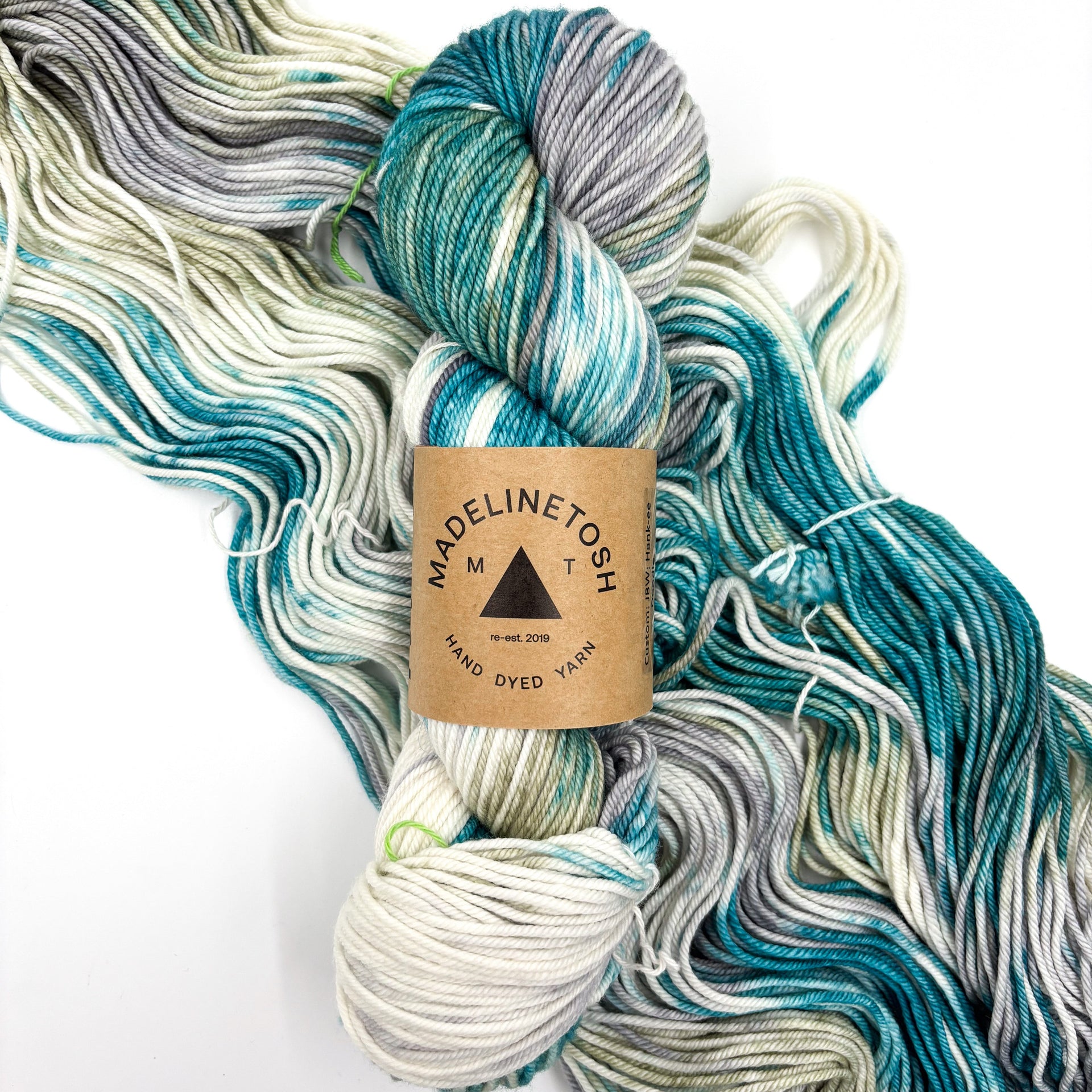 Madelinetosh Woolcycle Sport Yarn - Custom: JBW: Hank-ee Doodle - Zoom Image
