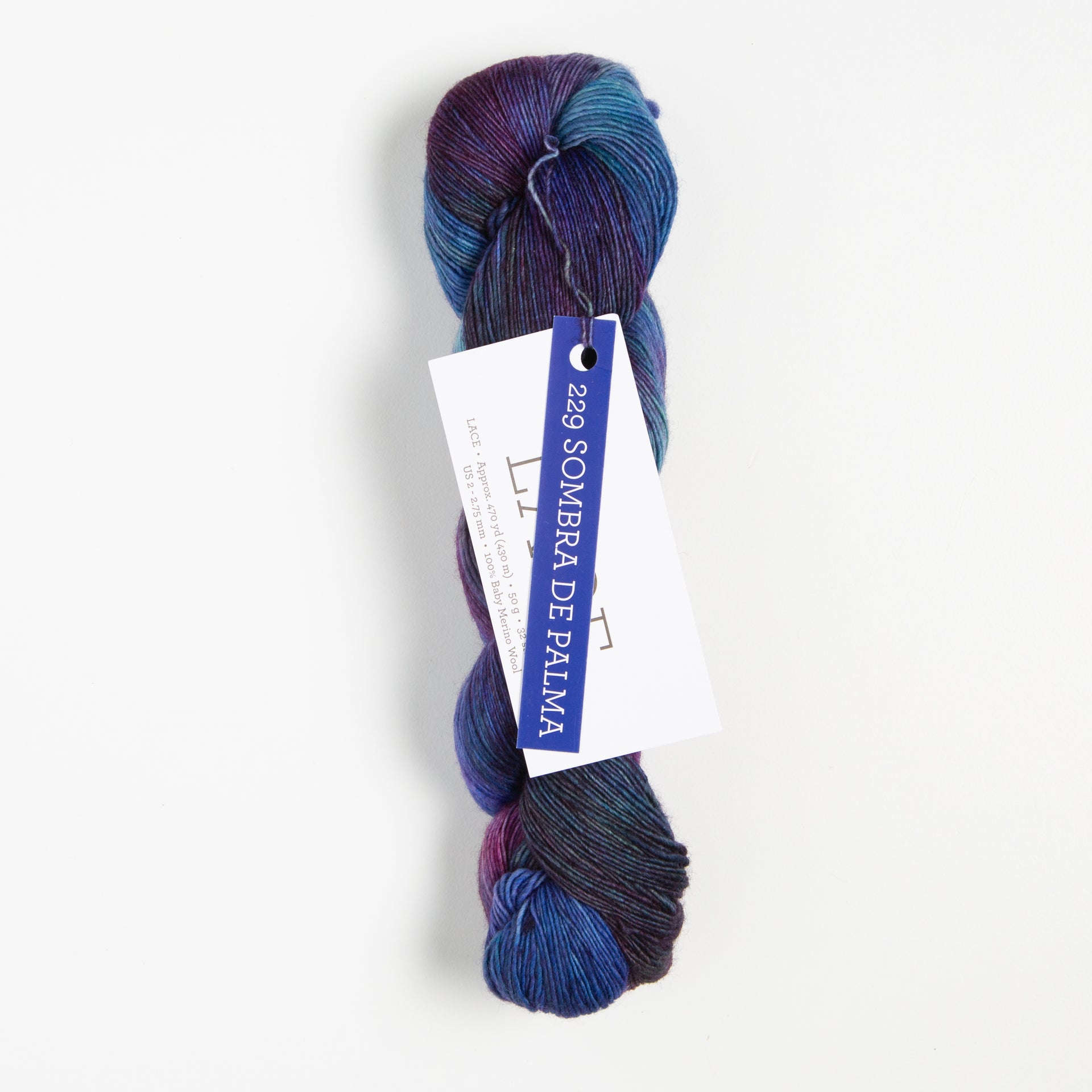 Malabrigo Lace Yarn - 229 Sombra De Palma
