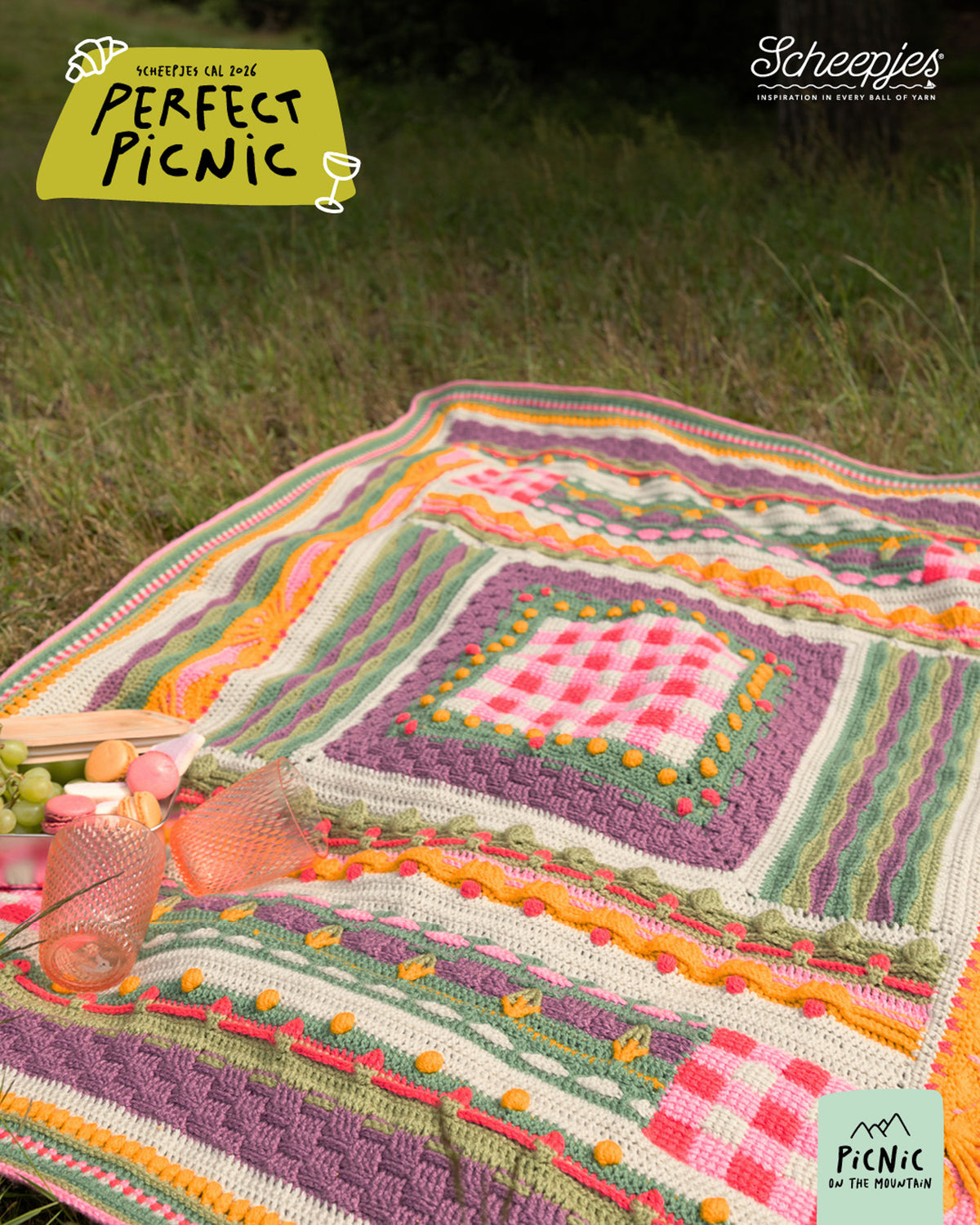Scheepjes Perfect Picnic CAL - Colour Crafter - Picnic on the Mountain
