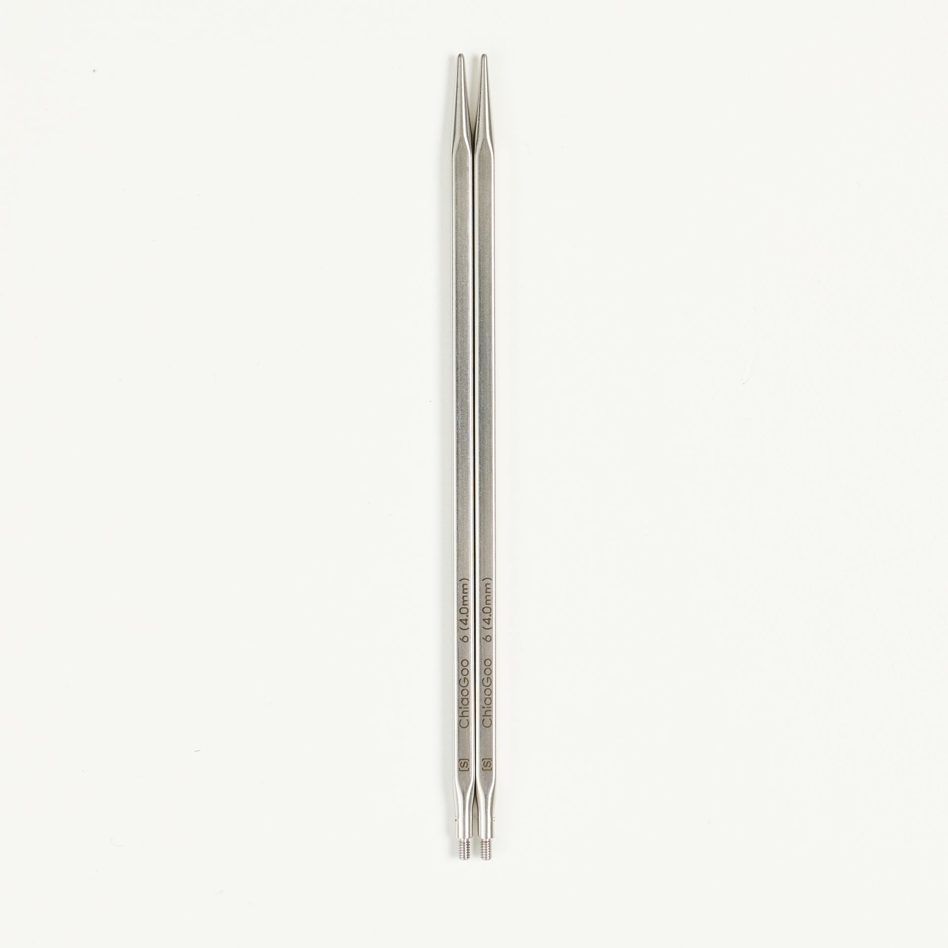 ChiaoGoo QUADS SS Lace Tips - US 6 (4.00mm) - 5" [S]
