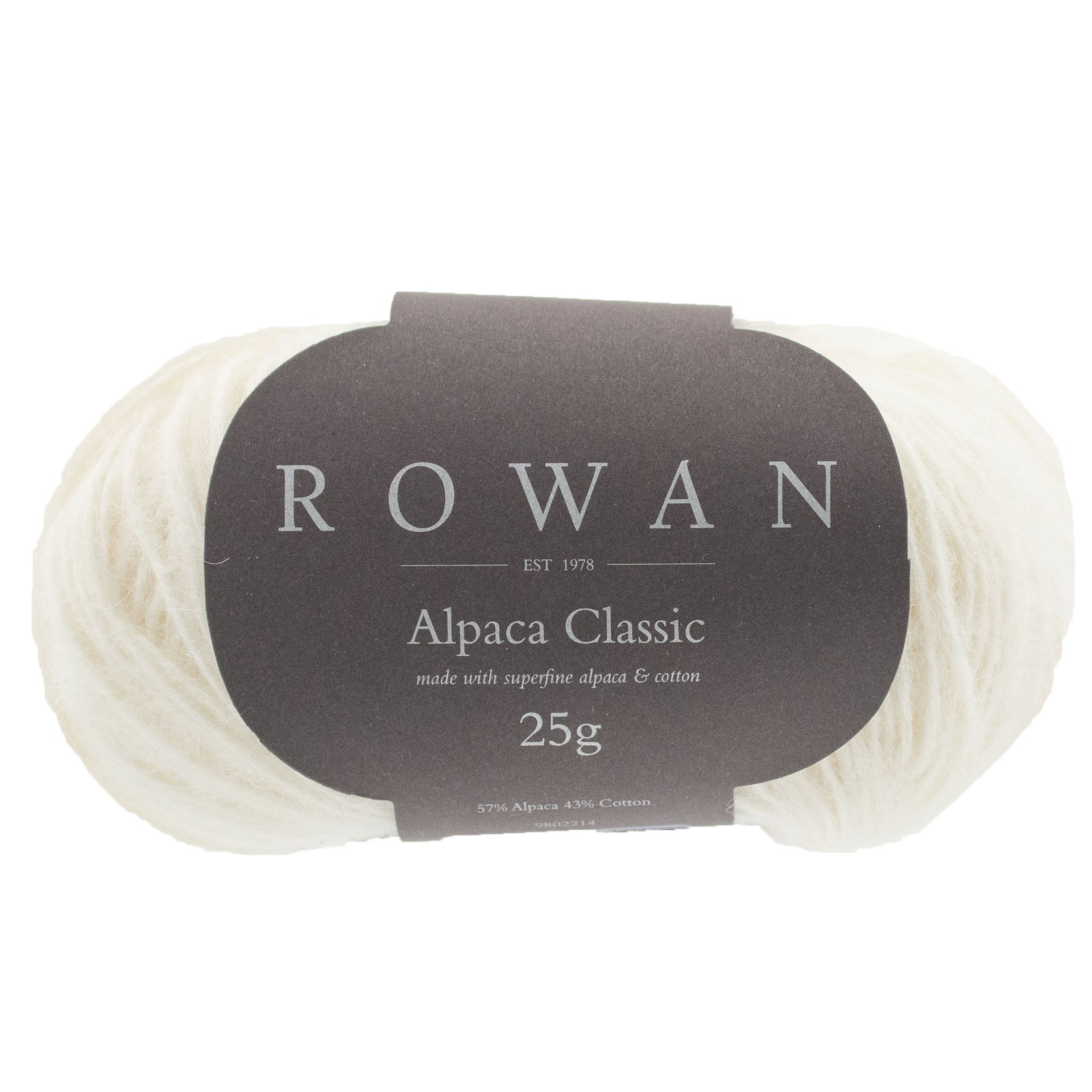 Rowan Alpaca Classic Yarn - 115 Snowflake White
