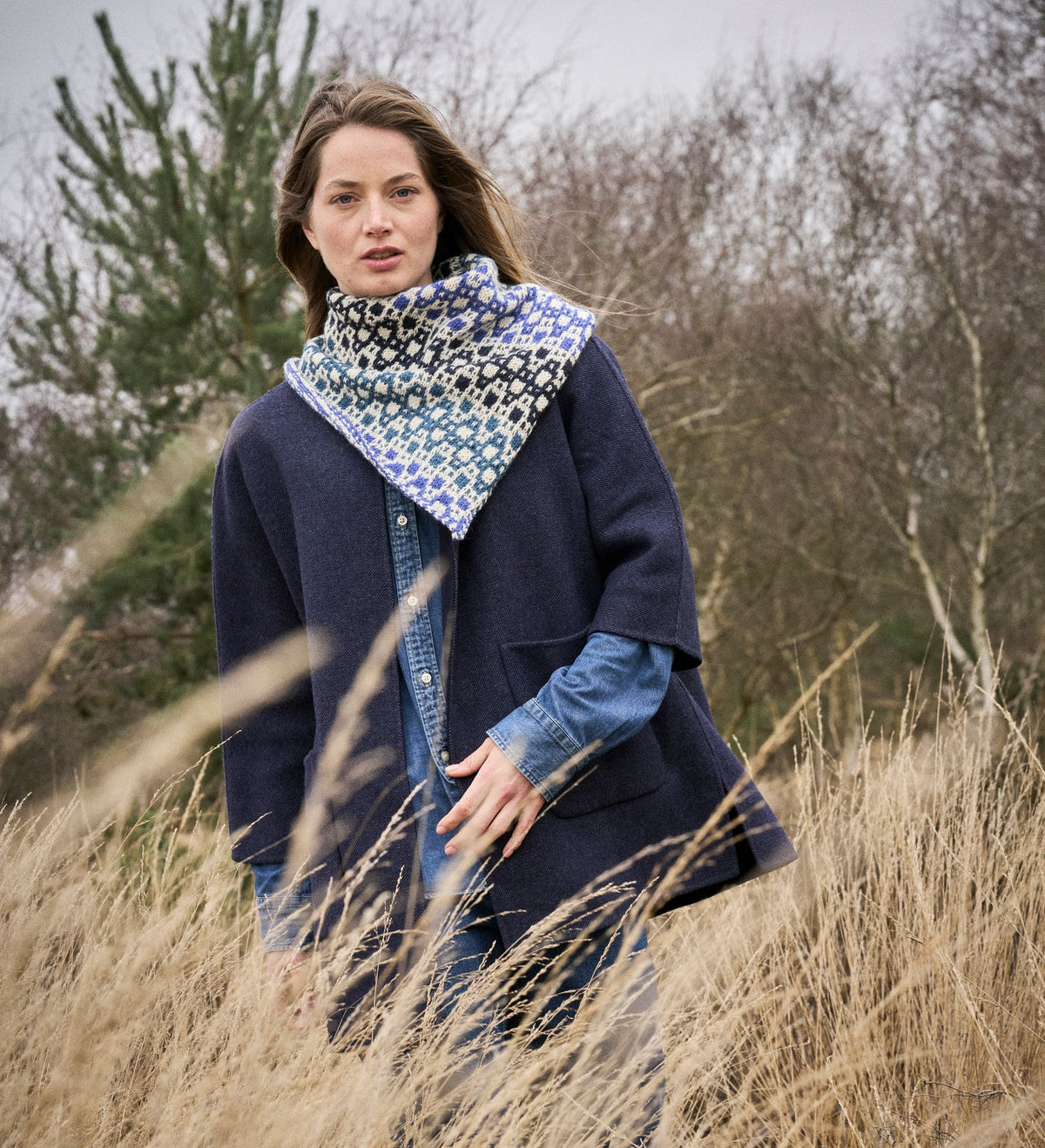 Bramble & Fleece Patterns - Bramble & Fleece Wooltrace DK Tansy Bandana - PDF Download

