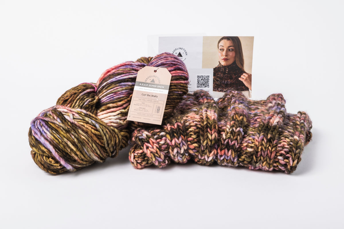 Madelinetosh Winter Moon Cowl Bundle - Cue the Waltz
