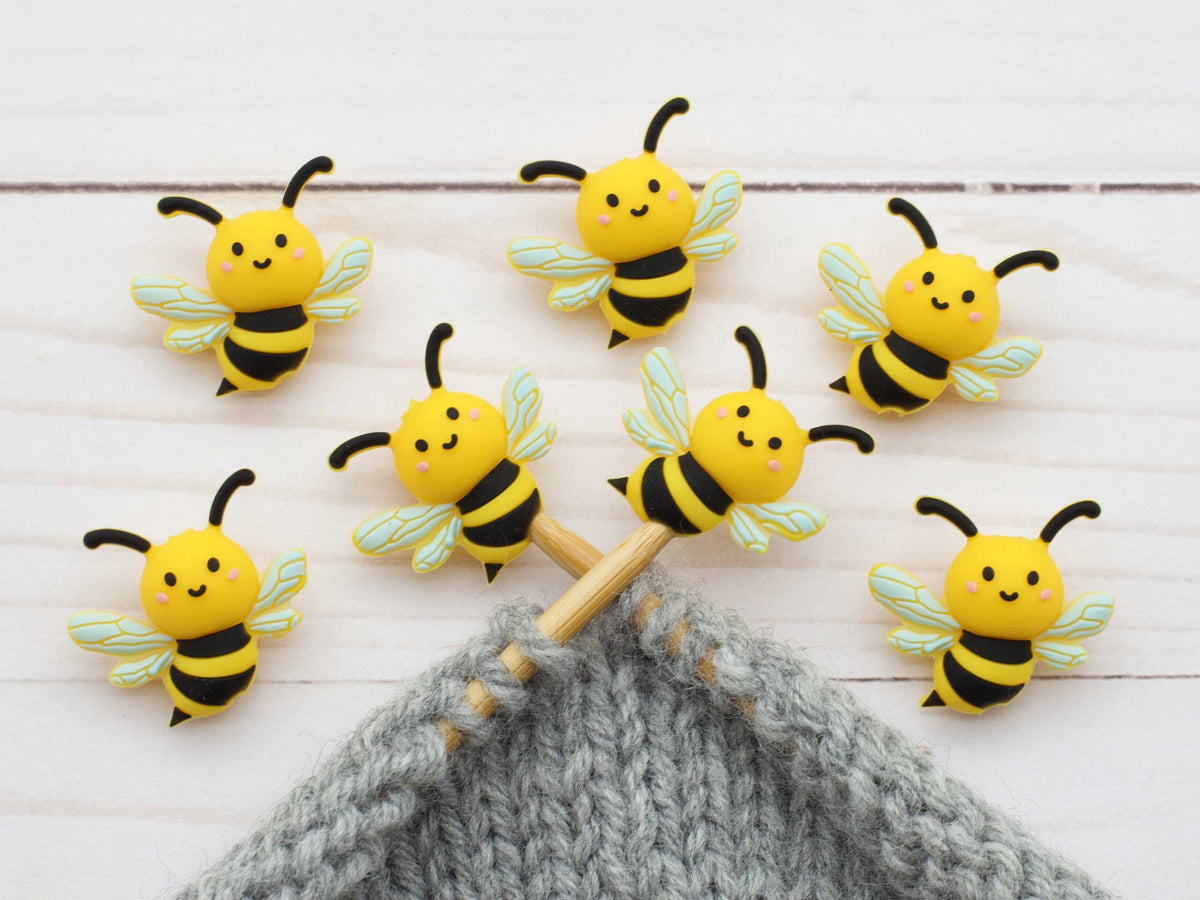 Fox & Pine Stitches Stitch Stoppers/ Point Protector - Bumble Bee
